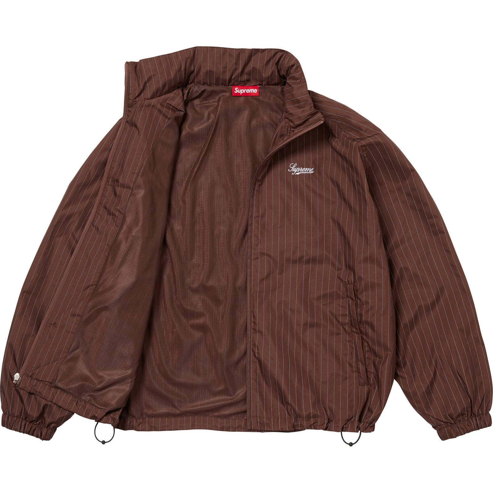 Reflective Pinstripe Track Jacket