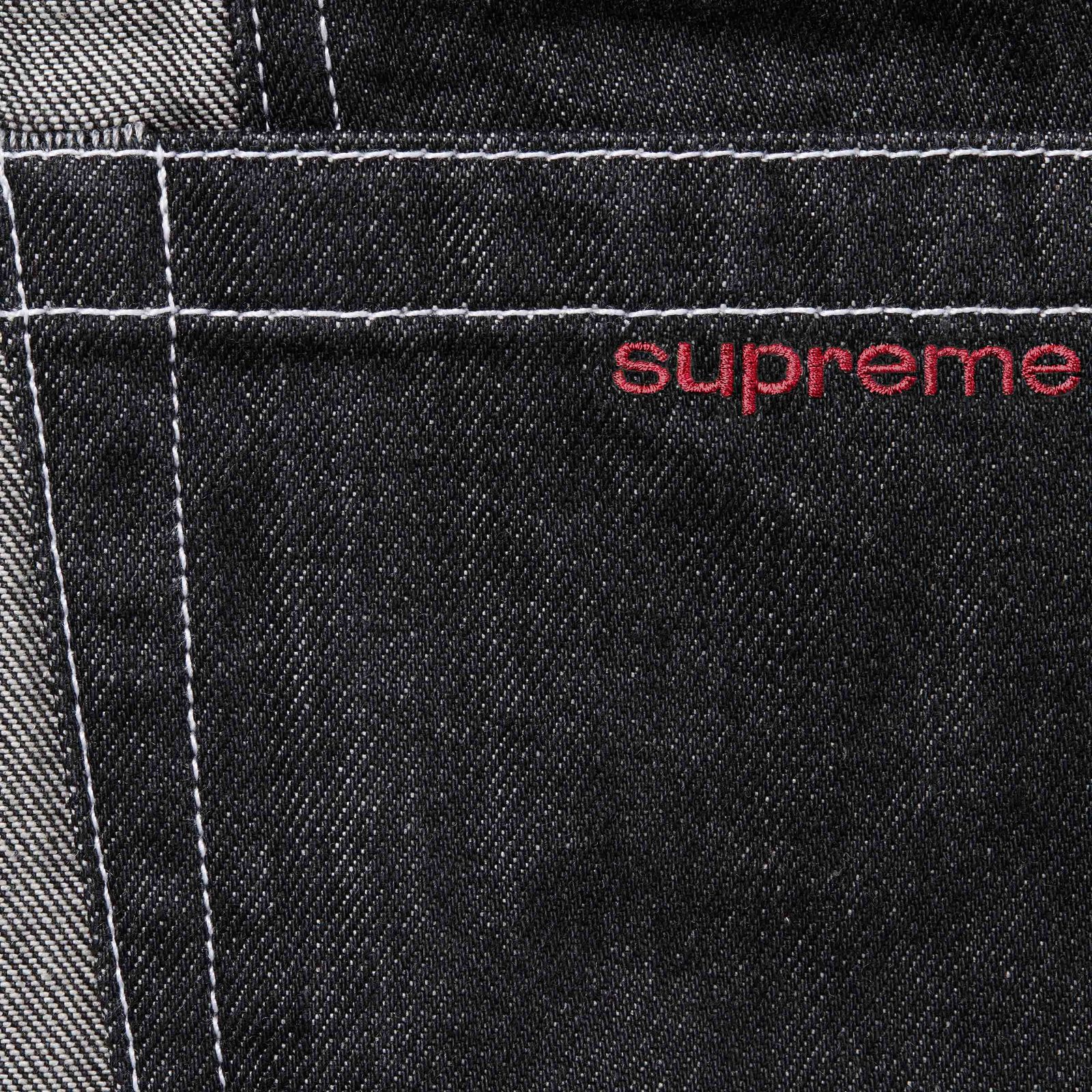 2-Tone Paneled Baggy Jean