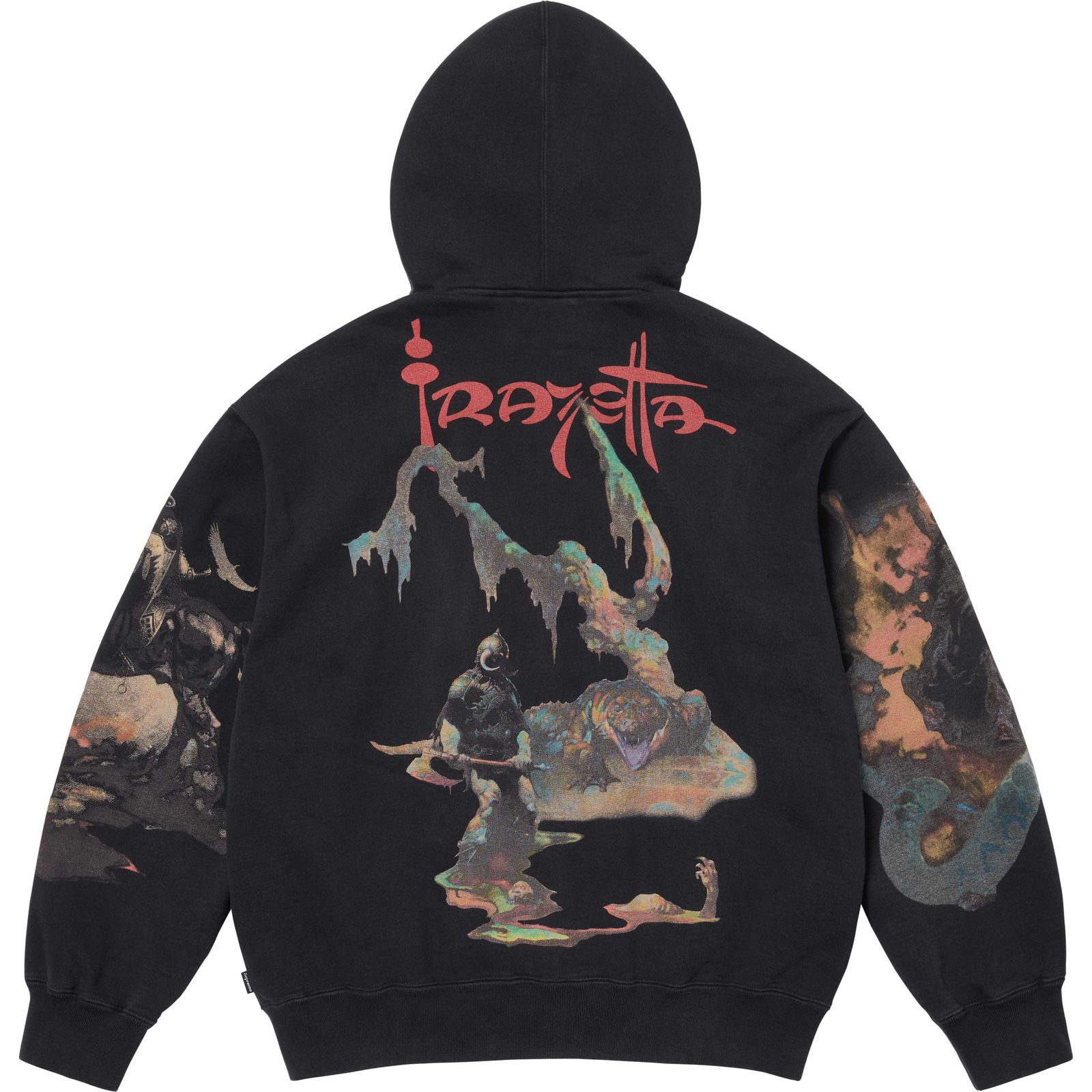 Supreme/Frank Frazetta Zip Up Hooded Sweatshirt