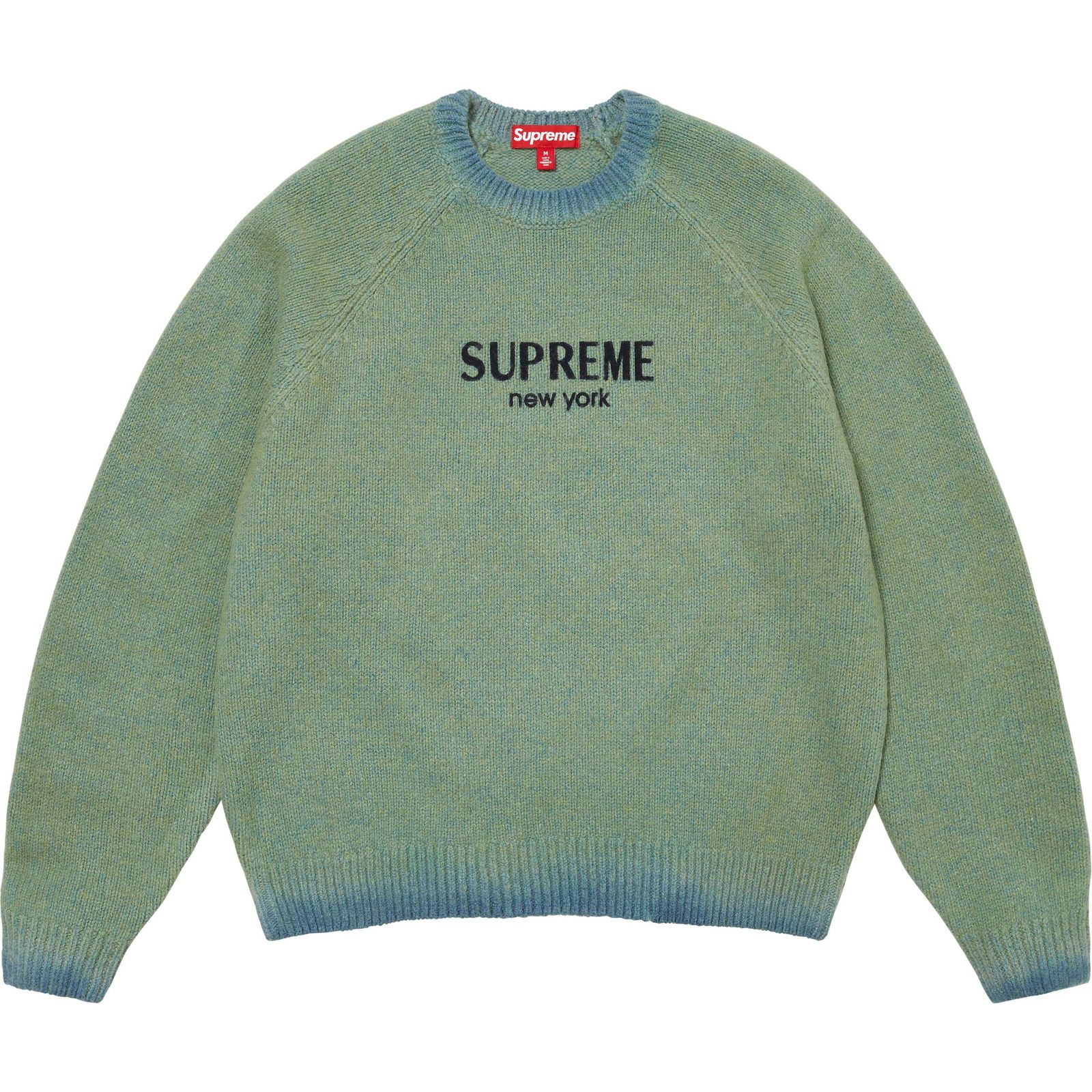 Flocked Logo Sweater