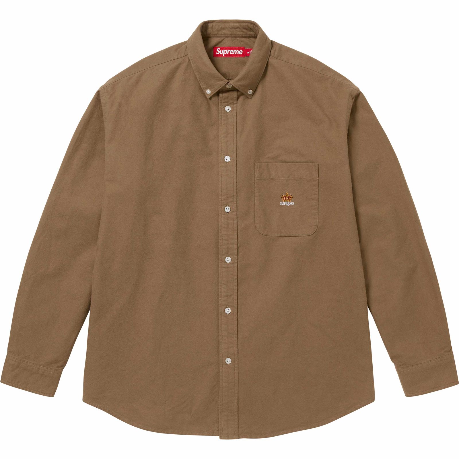 Loose Fit Flannel Oxford Shirt