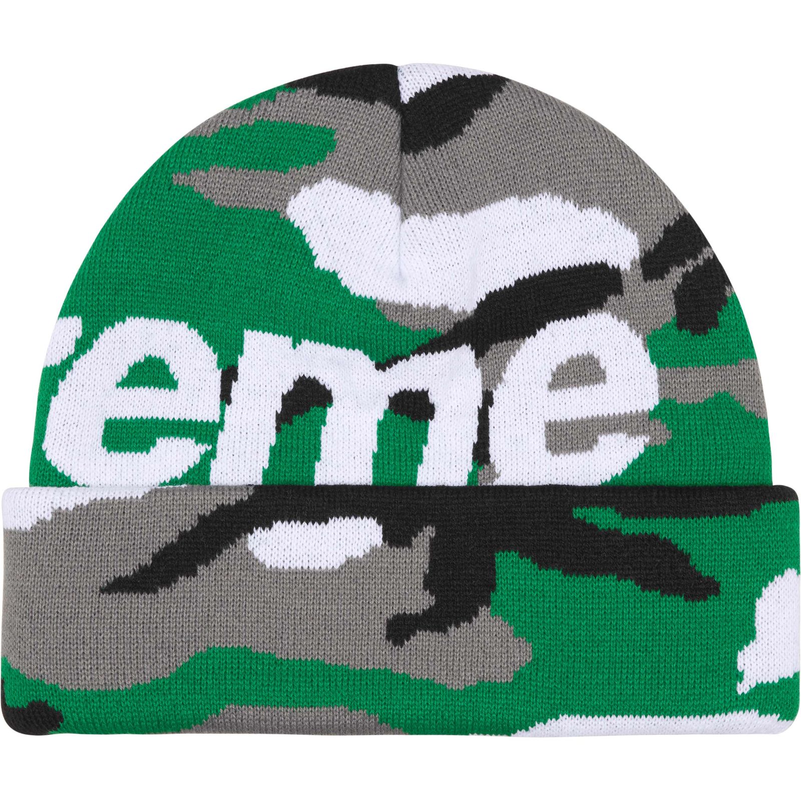 Camo Big Logo Beanie