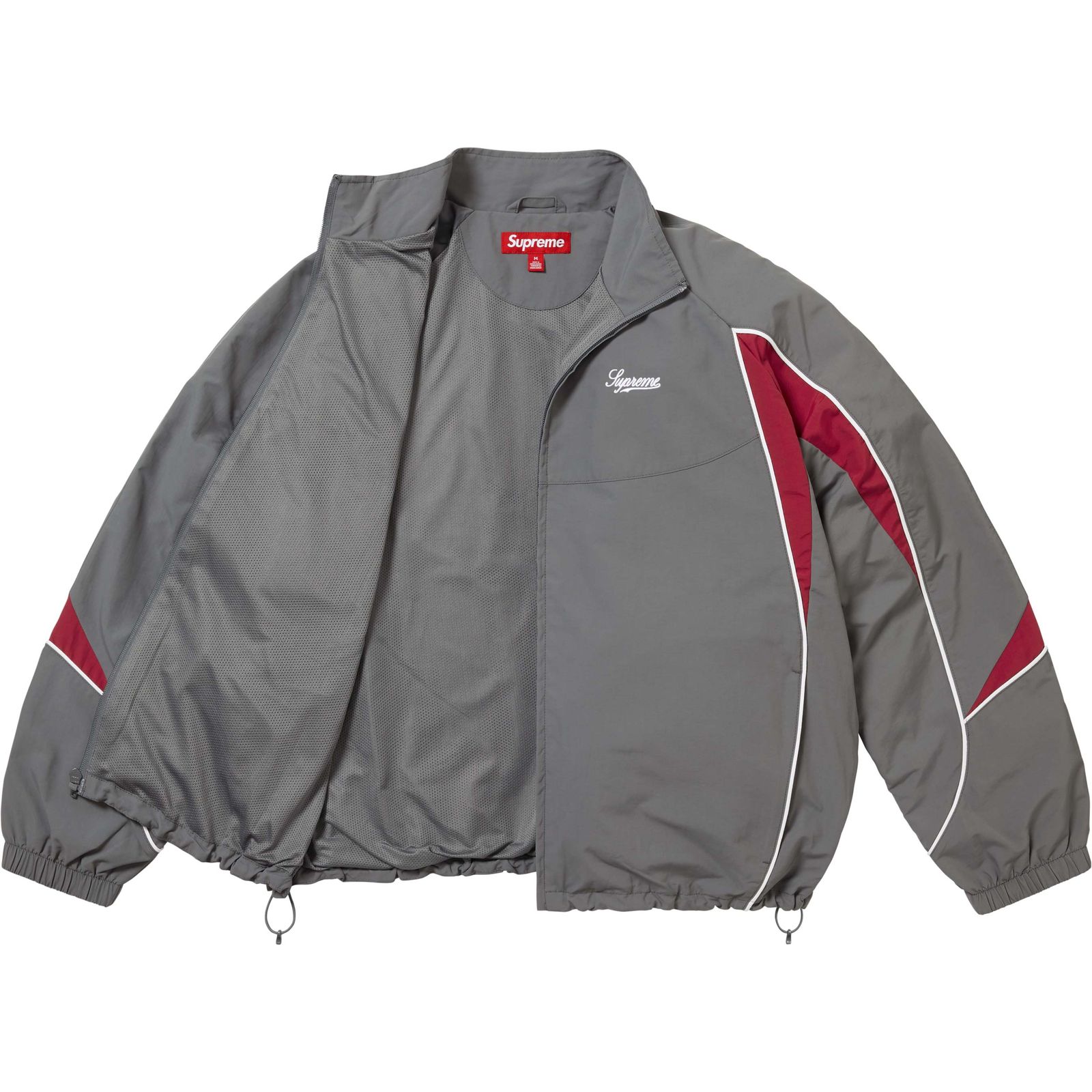 Contrast Piping Track Jacket