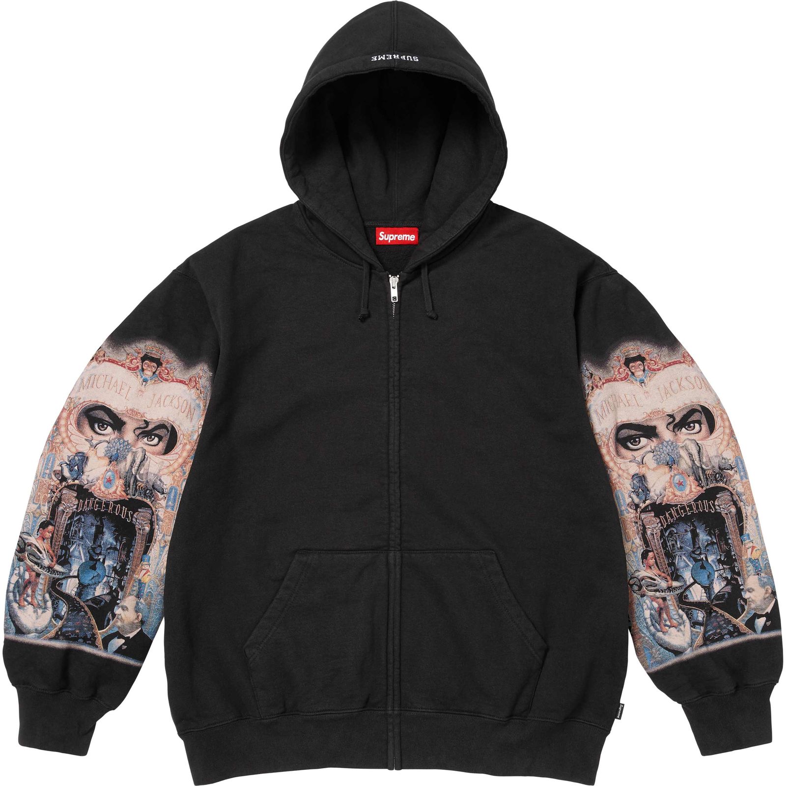 Michael Jackson® Dangerous Zip Up Hooded Sweatshirt