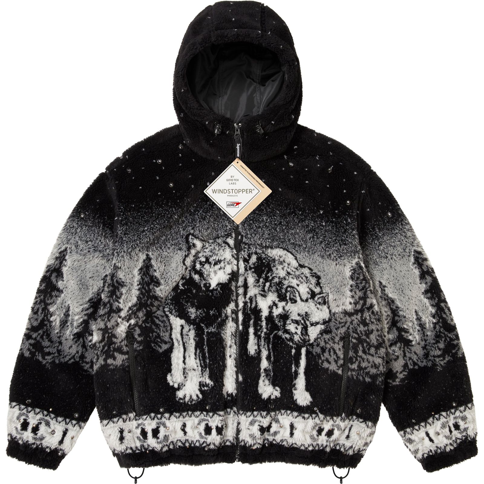 Supreme®/b.b. Simon Reversible Hooded Fleece Jacket