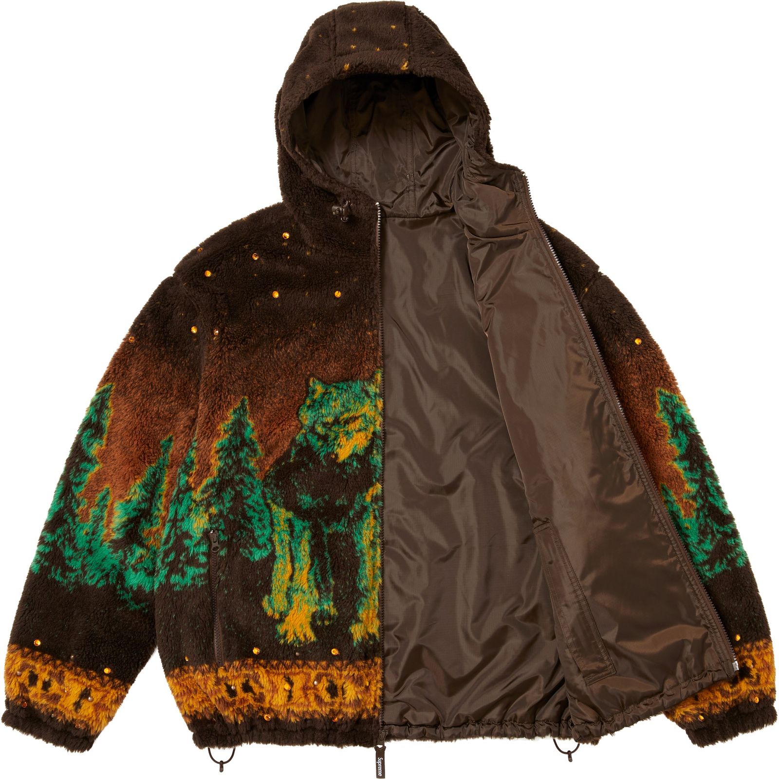 Supreme®/b.b. Simon Reversible Hooded Fleece Jacket