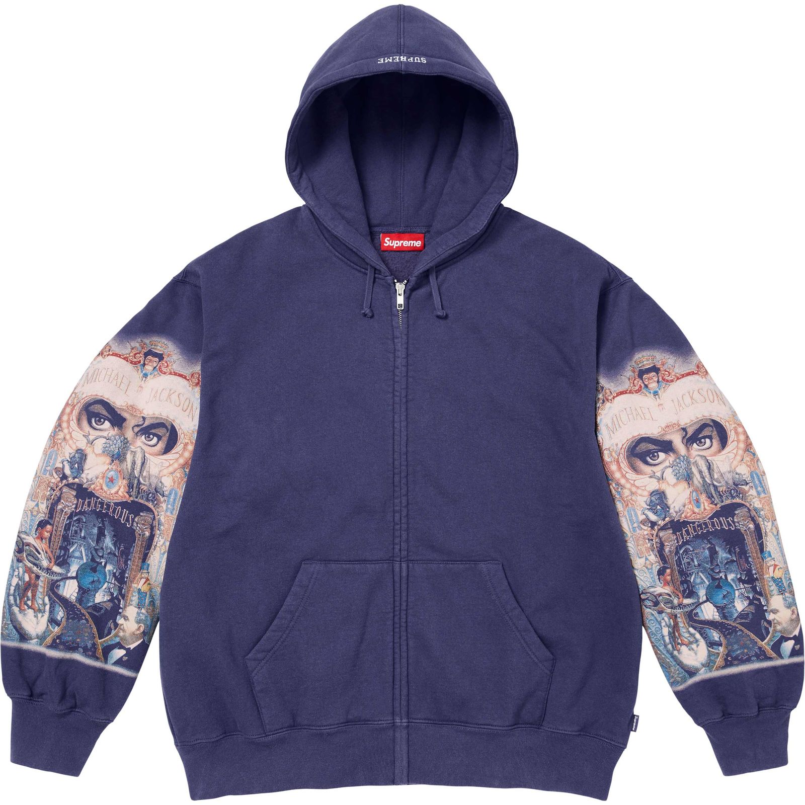 Michael Jackson® Dangerous Zip Up Hooded Sweatshirt
