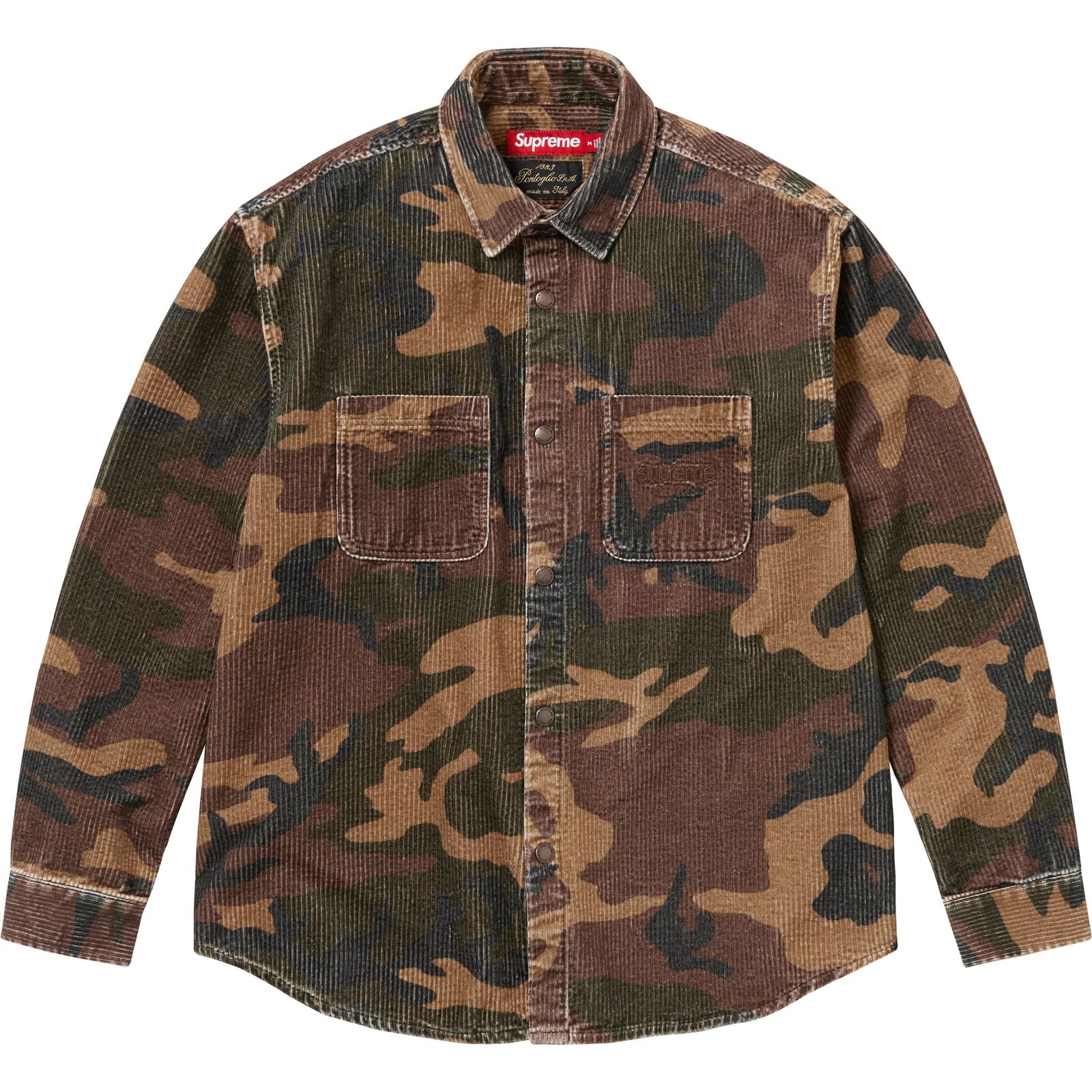 Wide Wale Corduroy Snap Shirt