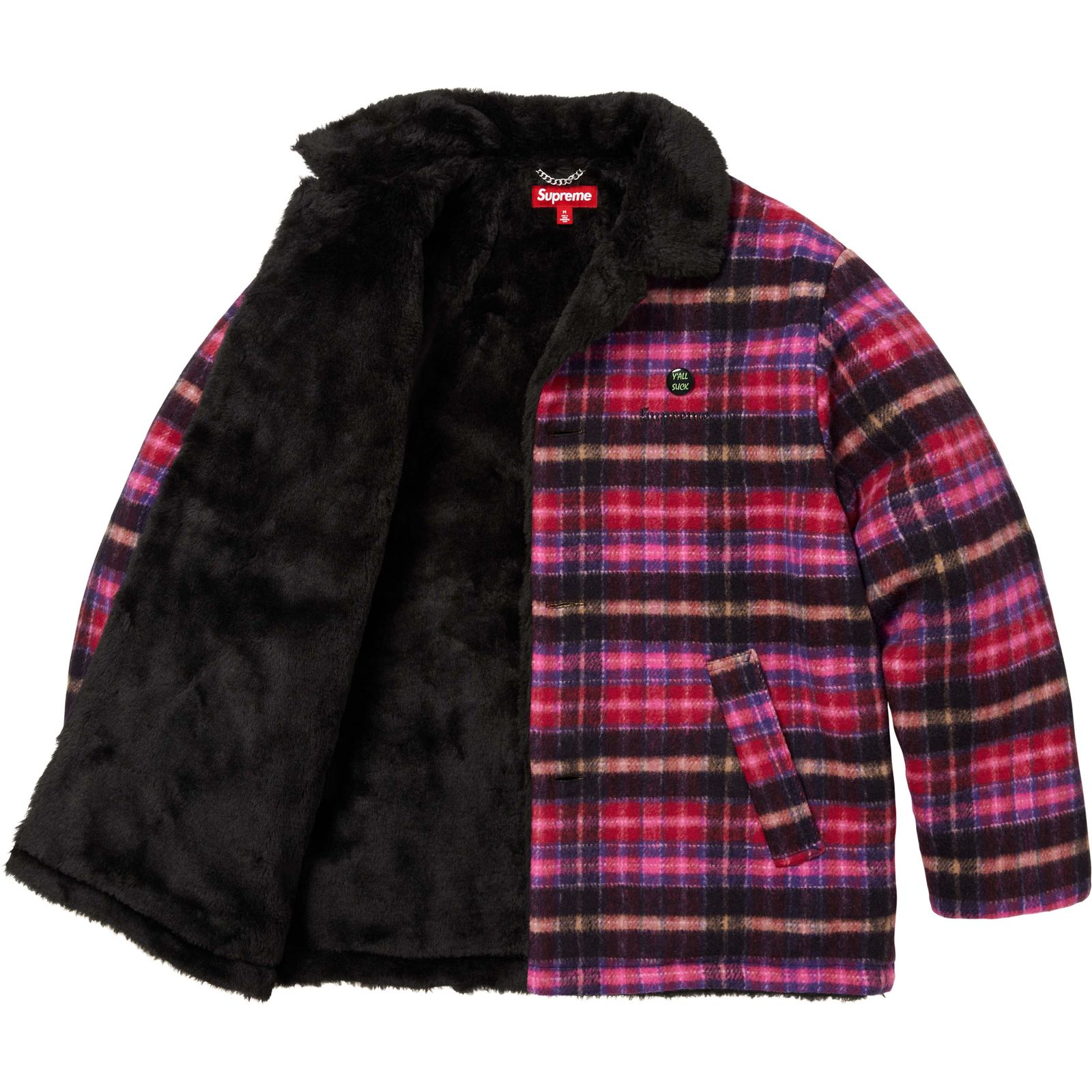 Plaid Car Coat