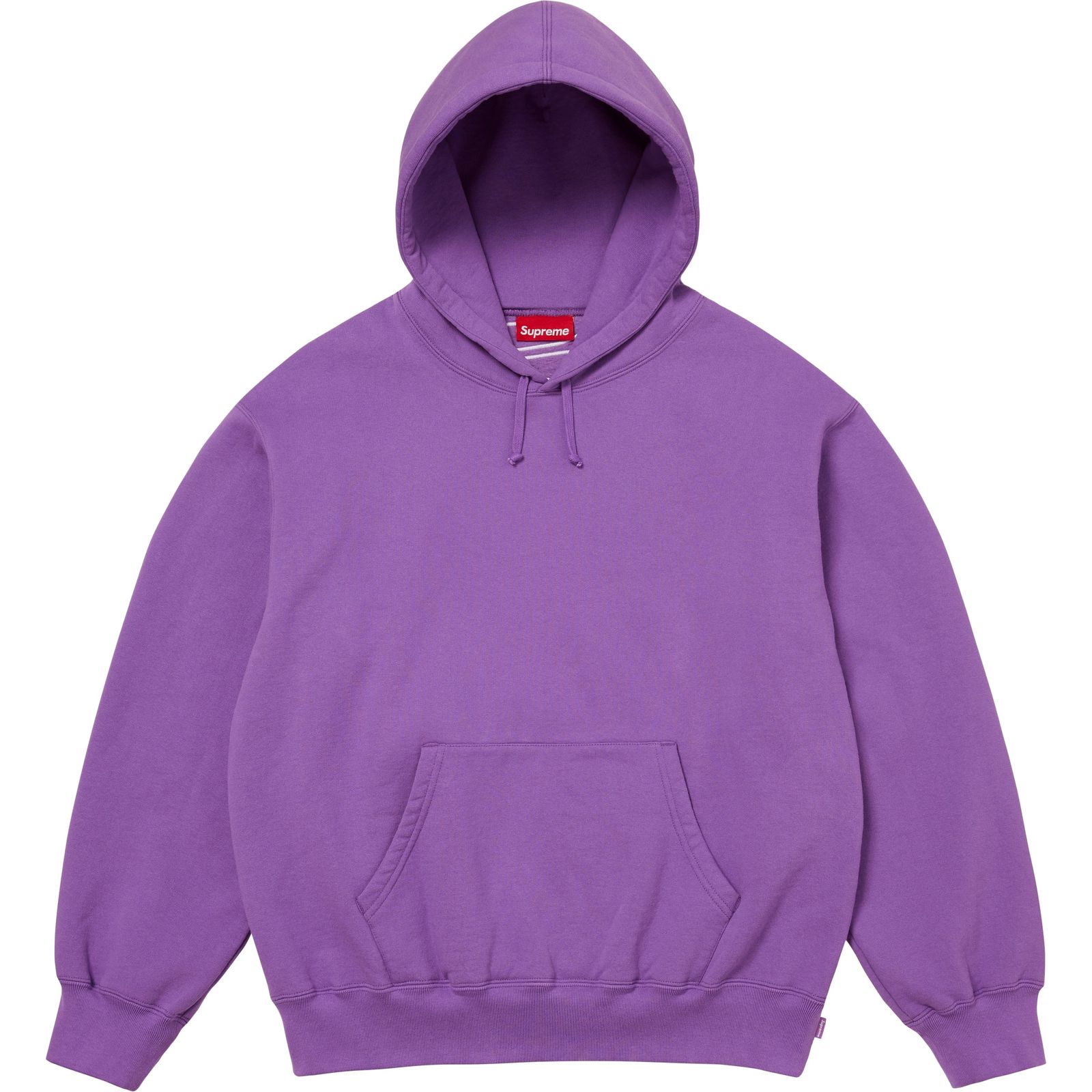 Satin Appliqué Hooded Sweatshirt
