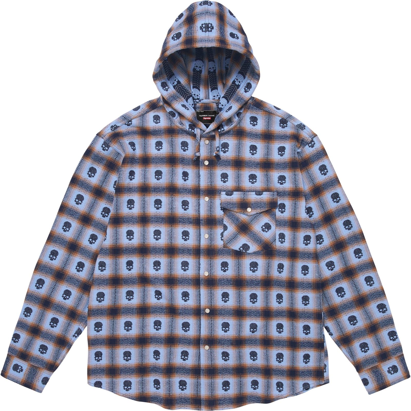 Supreme®/Number (N)ine® Hooded Flannel Shirt