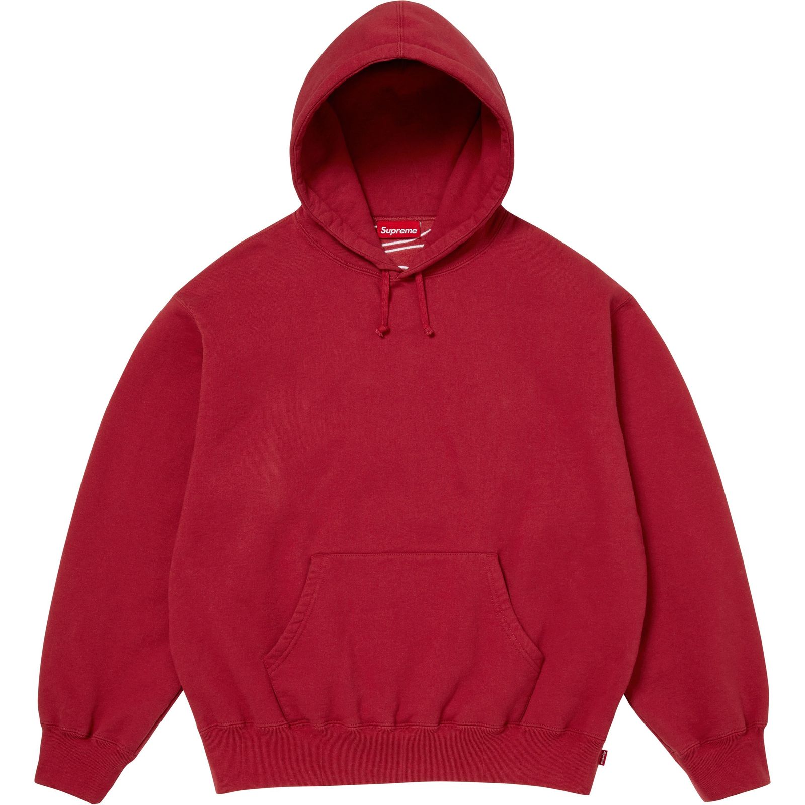 Satin Appliqué Hooded Sweatshirt