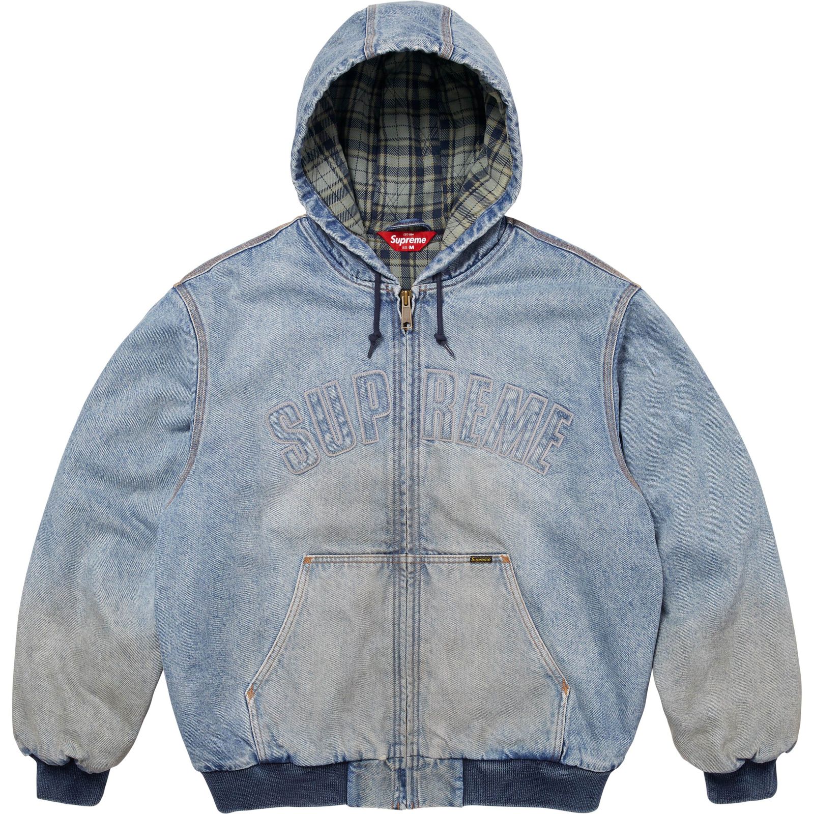 Reflective Arc Hooded Work Jacket