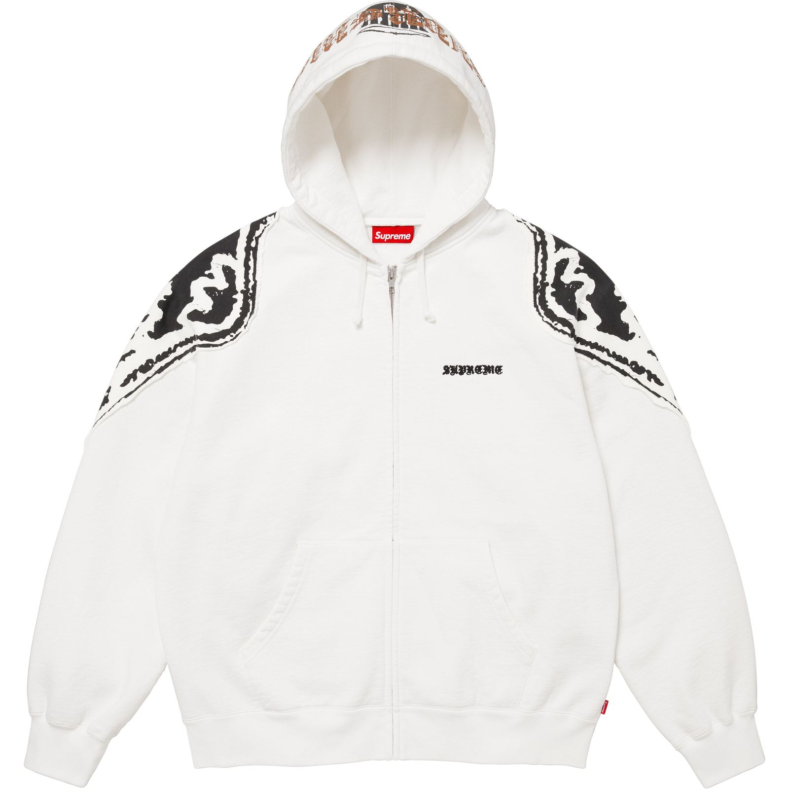 Wings Zip Up Hooded Sweatshirt