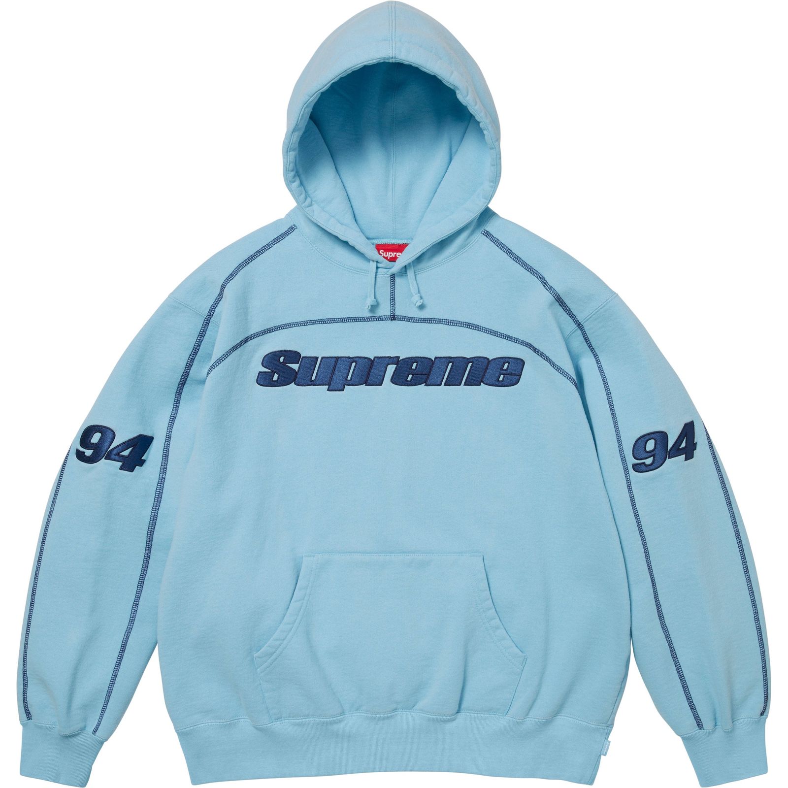 Overlock Hooded Sweatshirt