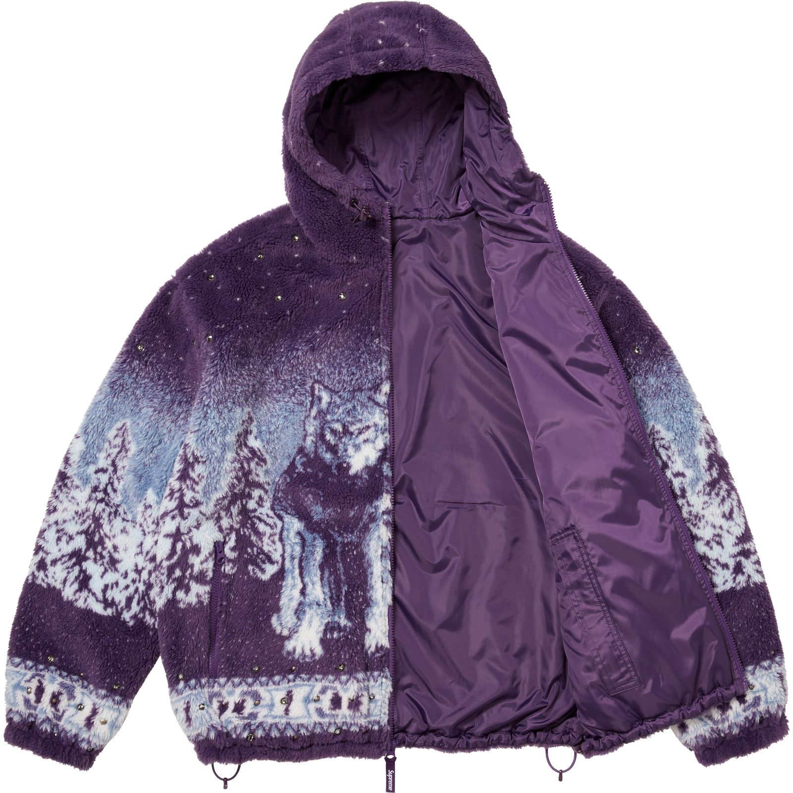 Supreme®/b.b. Simon Reversible Hooded Fleece Jacket