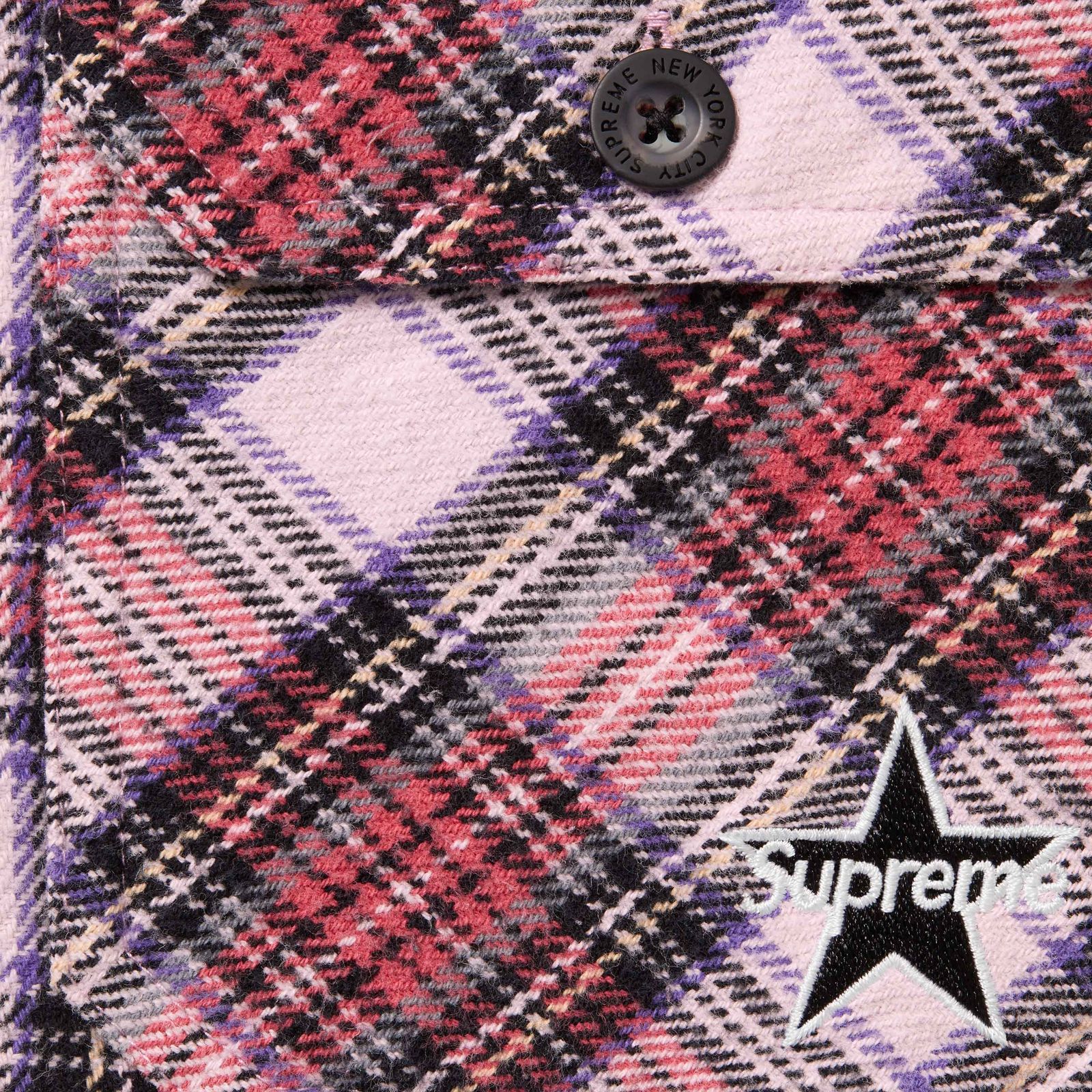 Thermal Lined Zip Up Flannel Shirt