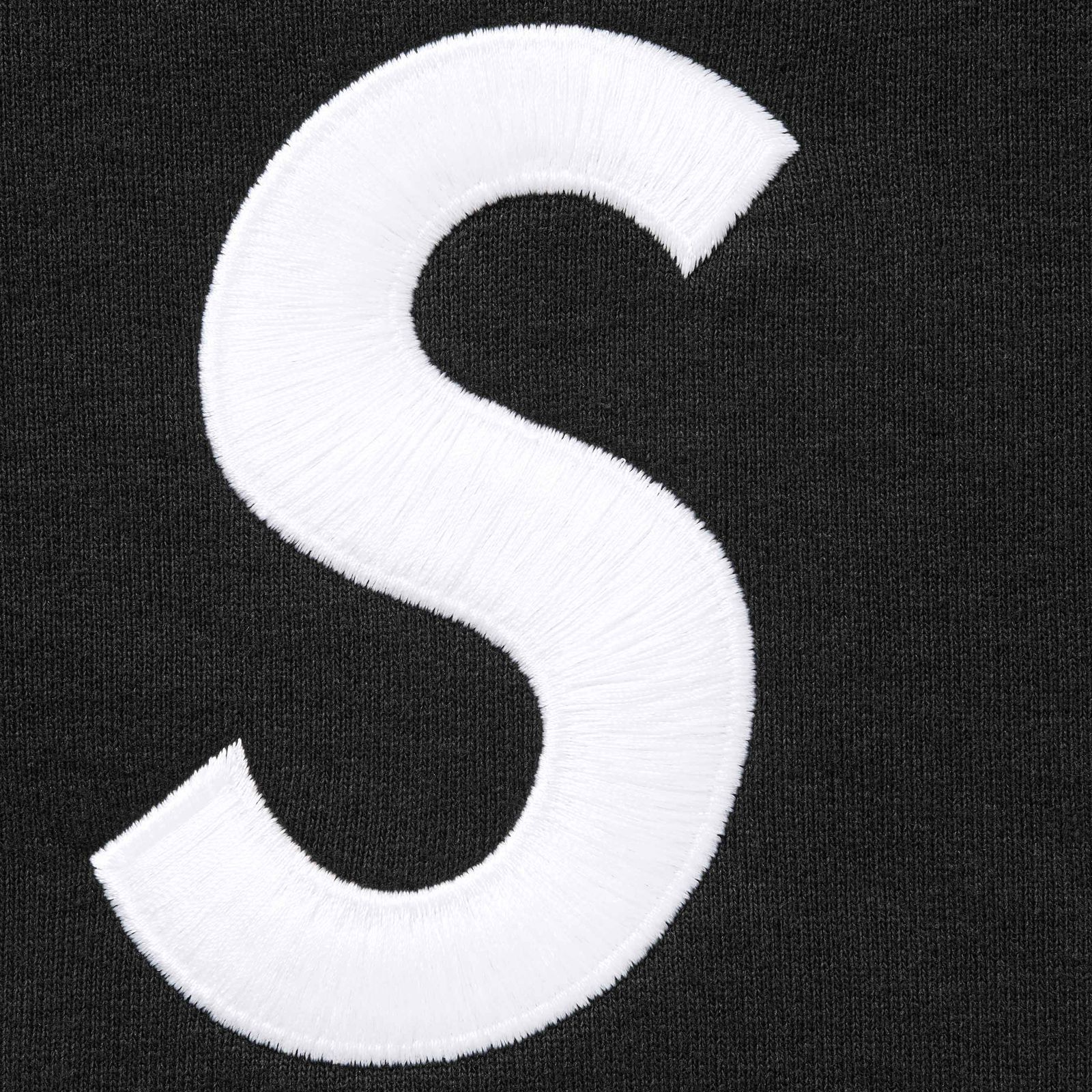 S Logo Zip Up Hooded Sweatshirt