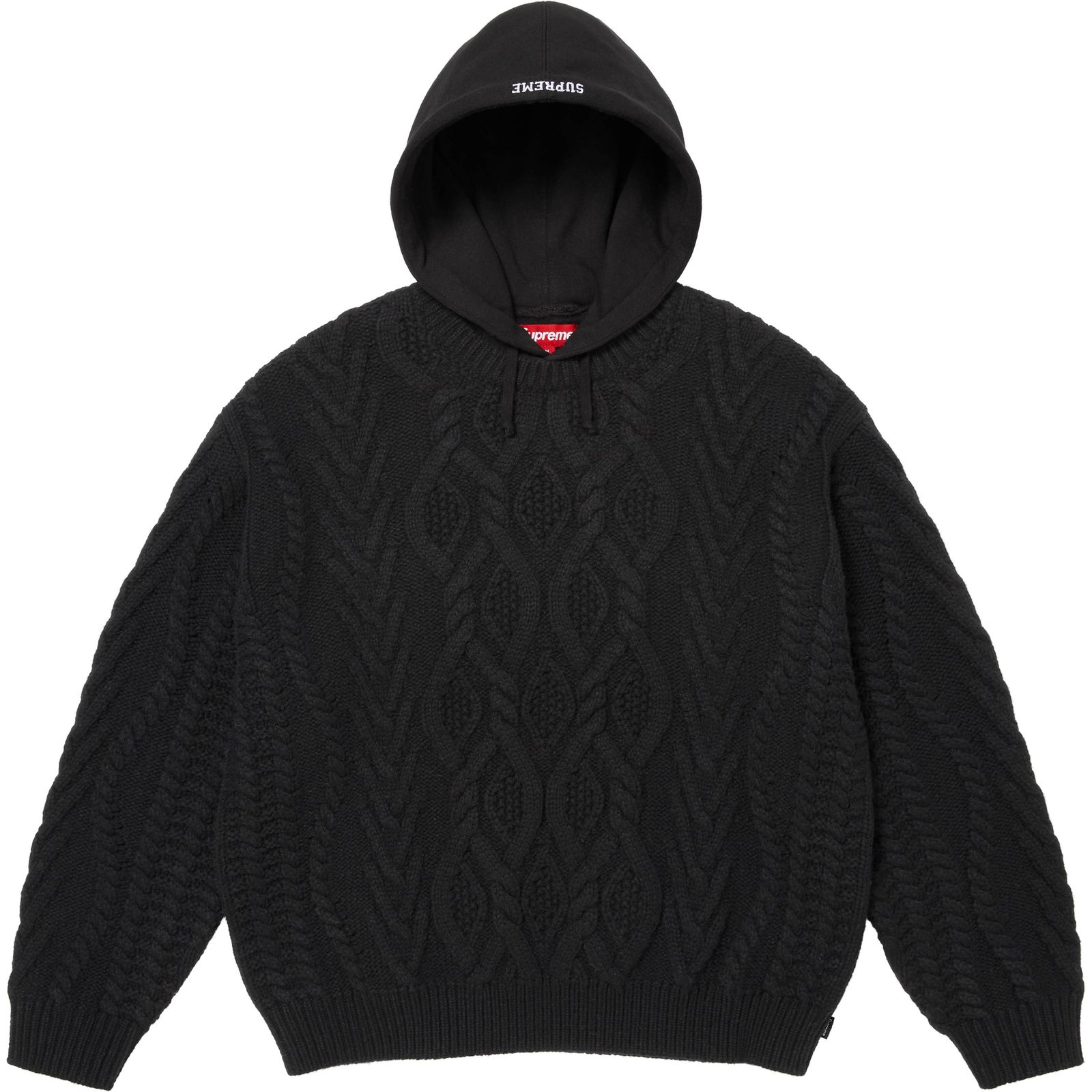 Cable Hooded Sweater