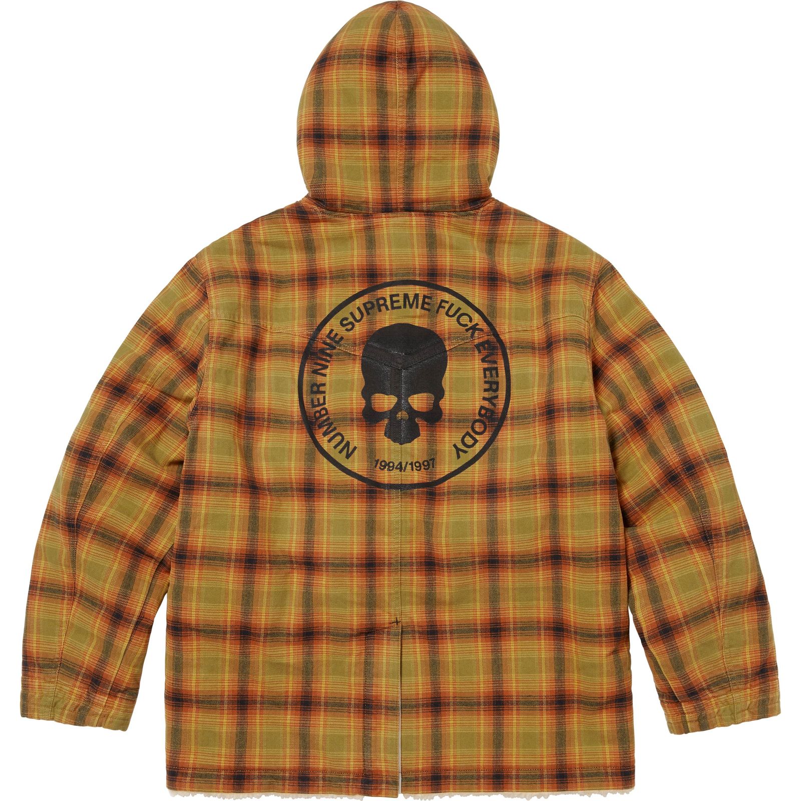 Supreme®/Number (N)ine® Faux Shearling Hooded Coat