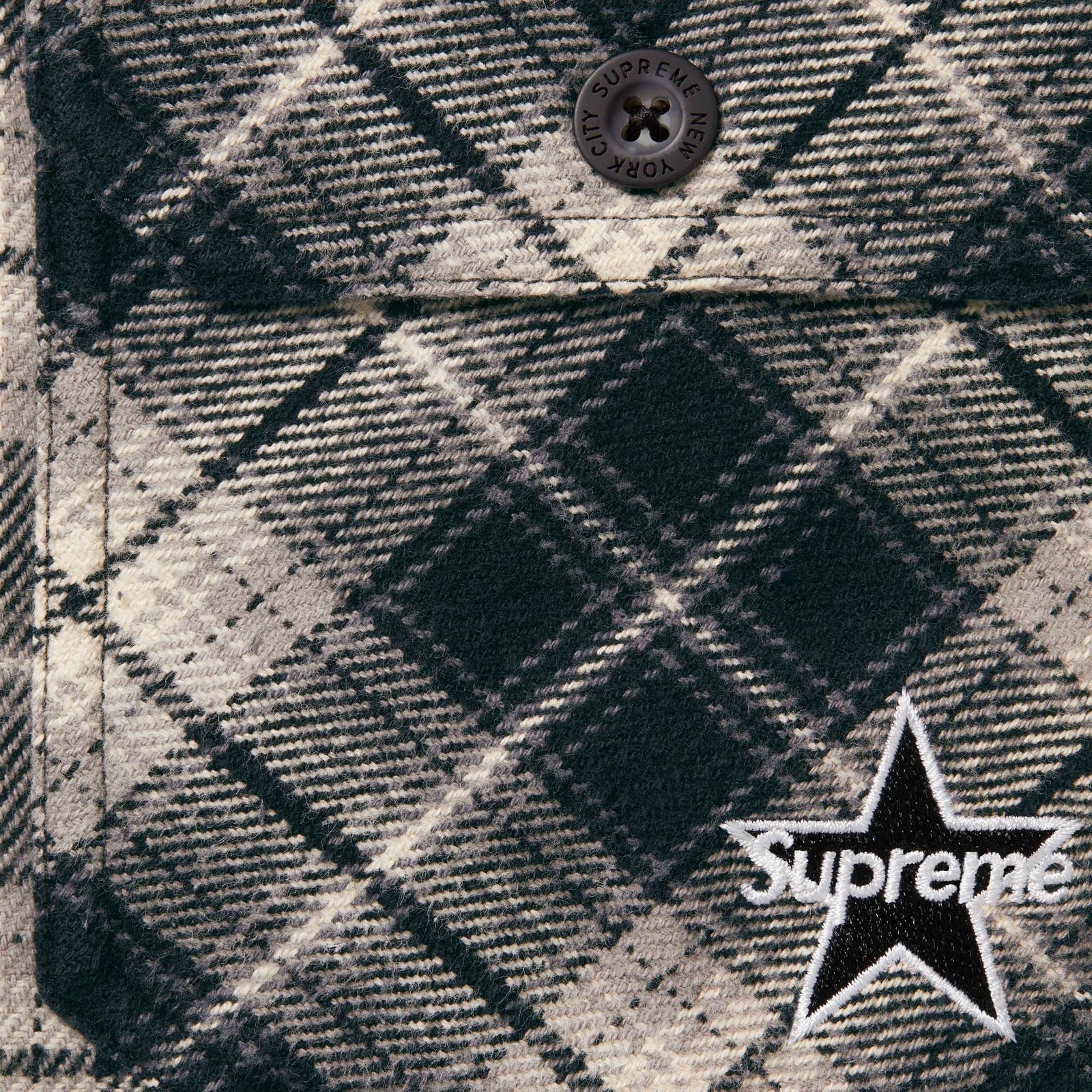 Thermal Lined Zip Up Flannel Shirt