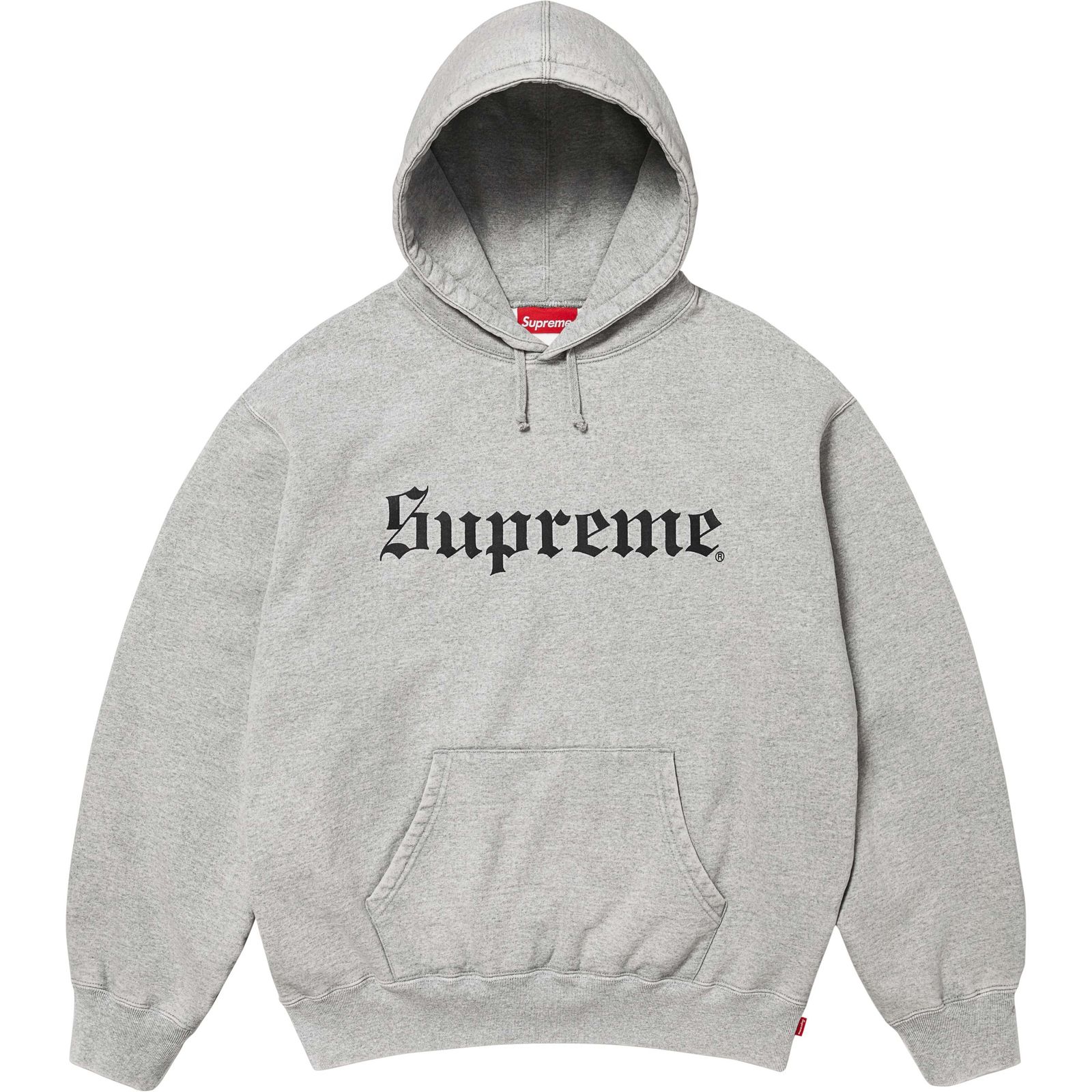 Washed Old English Hooded Sweatshirt