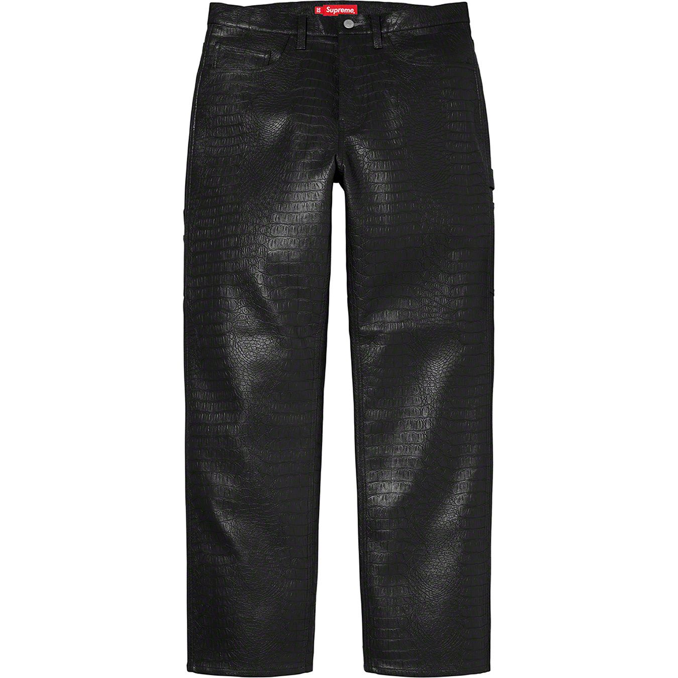 Faux Croc Painter Pant