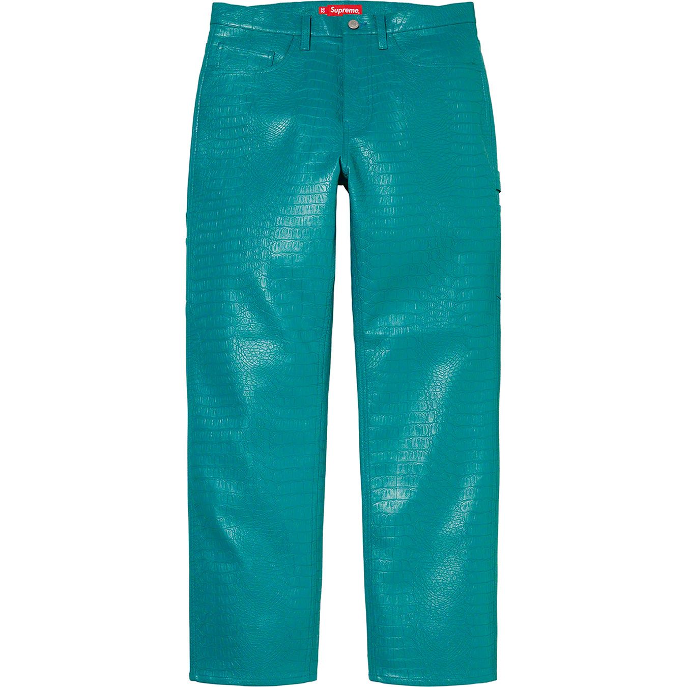 Faux Croc Painter Pant