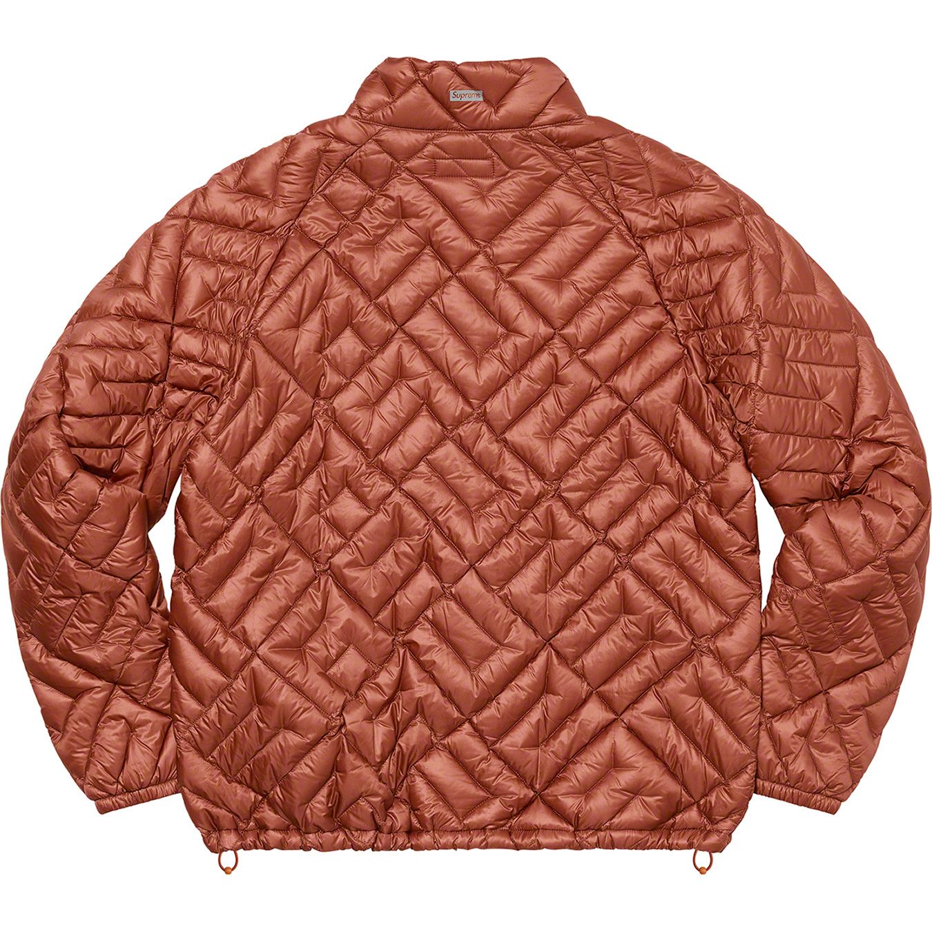 Spellout Quilted Lightweight Down Jacket