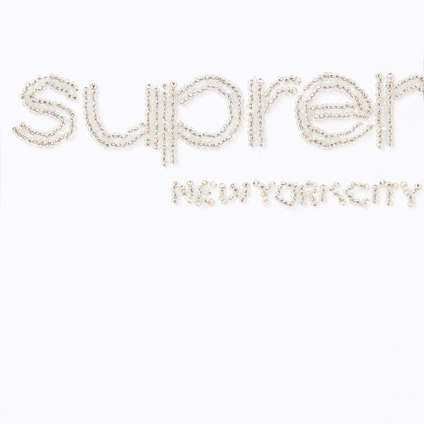Beaded Logo S/S Top