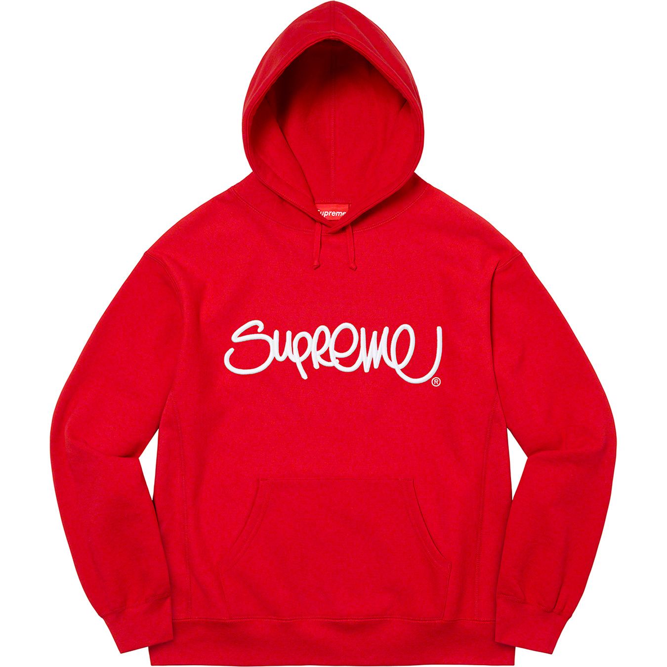 Raised Handstyle Hooded Sweatshirt