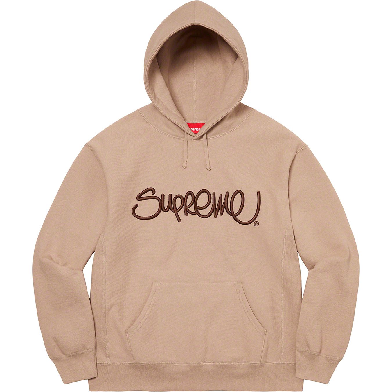 Raised Handstyle Hooded Sweatshirt