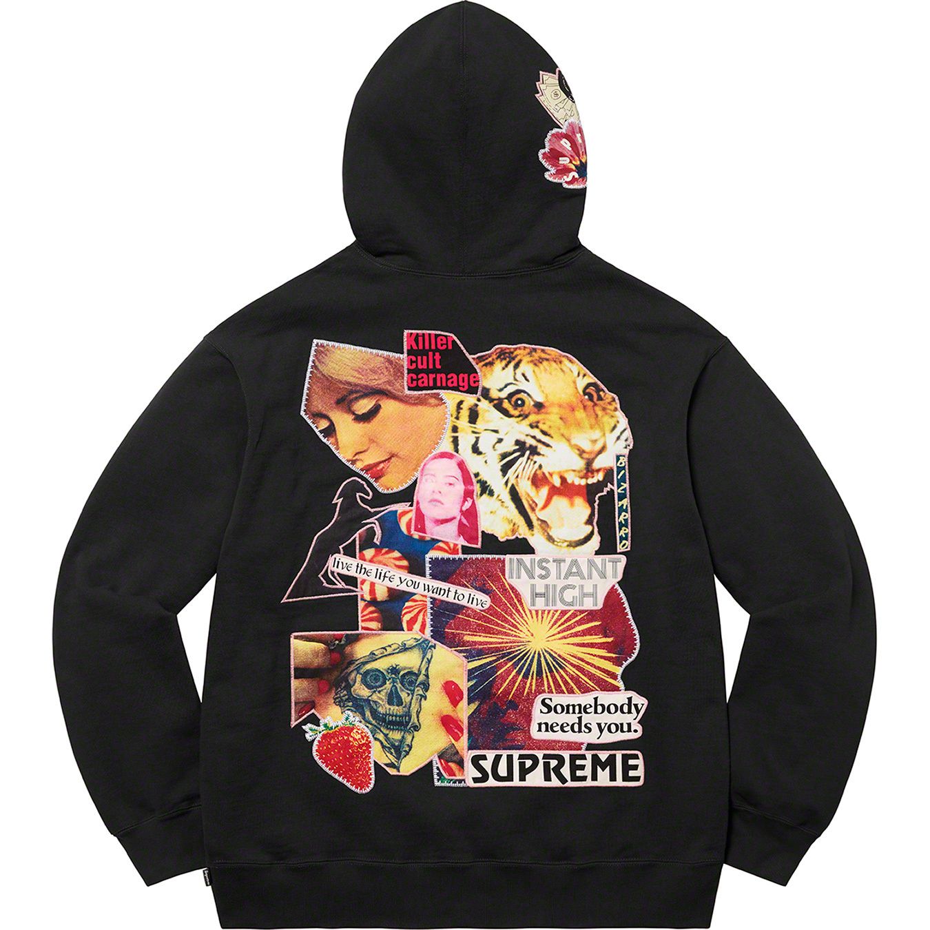 Instant High Patches Hooded Sweatshirt