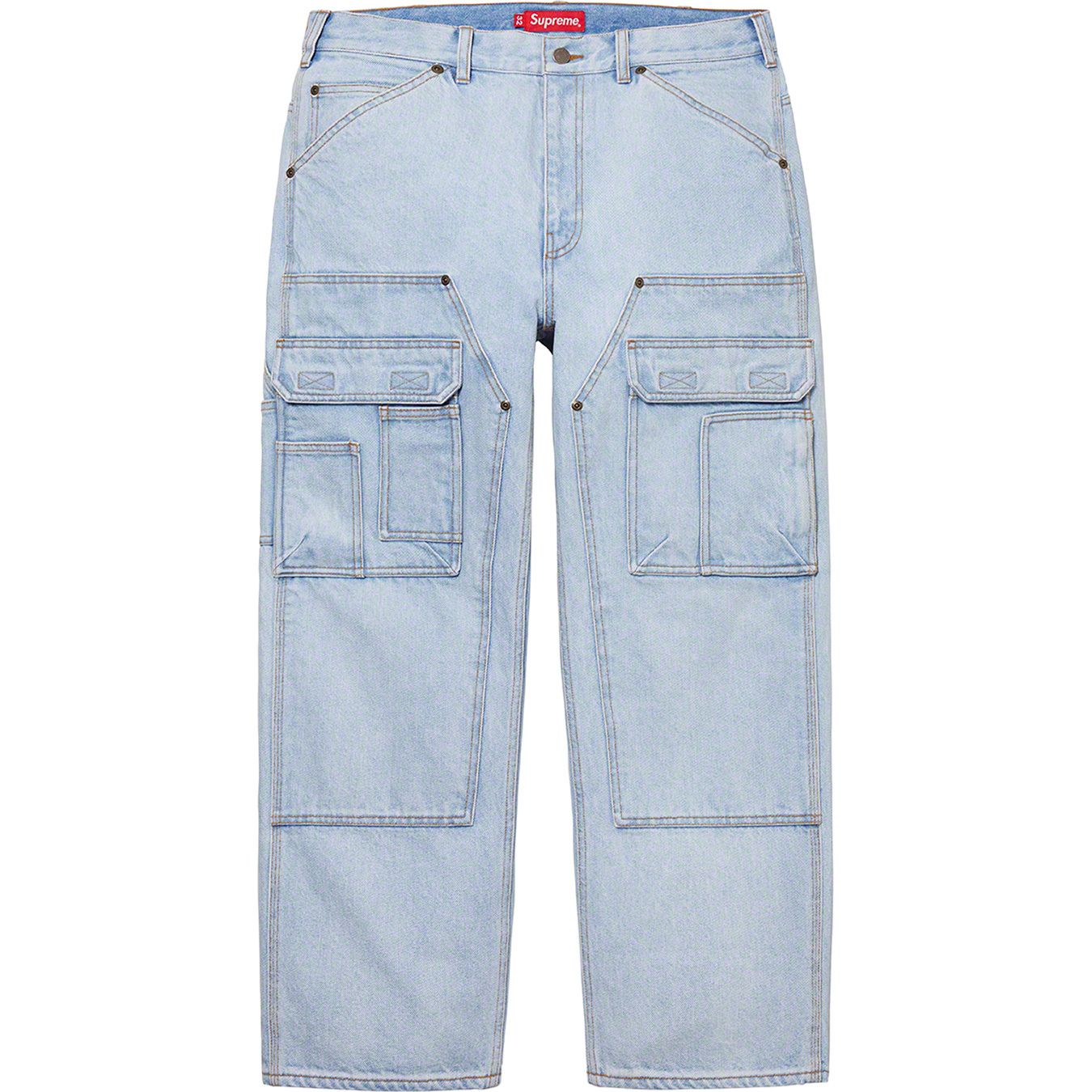 Double Knee Denim Utility Pant