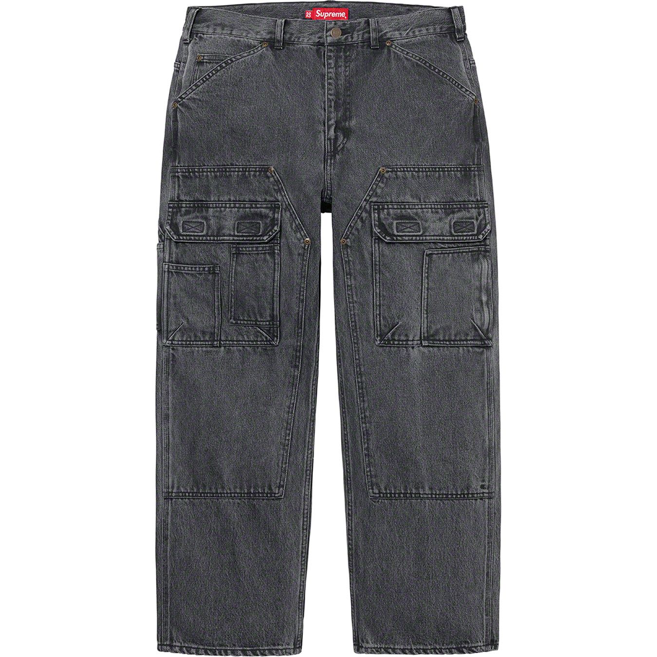 Double Knee Denim Utility Pant