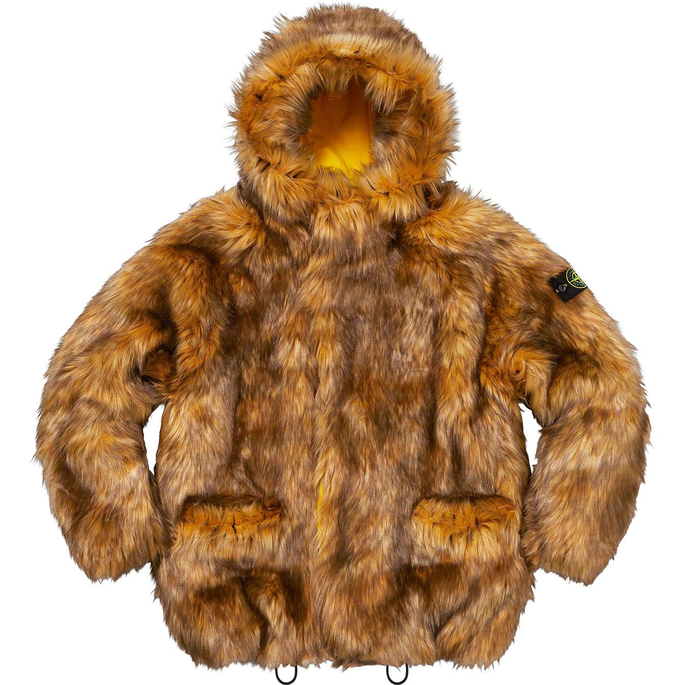 Supreme®/Stone Island® Formula Steel Reversible Faux Fur Parka