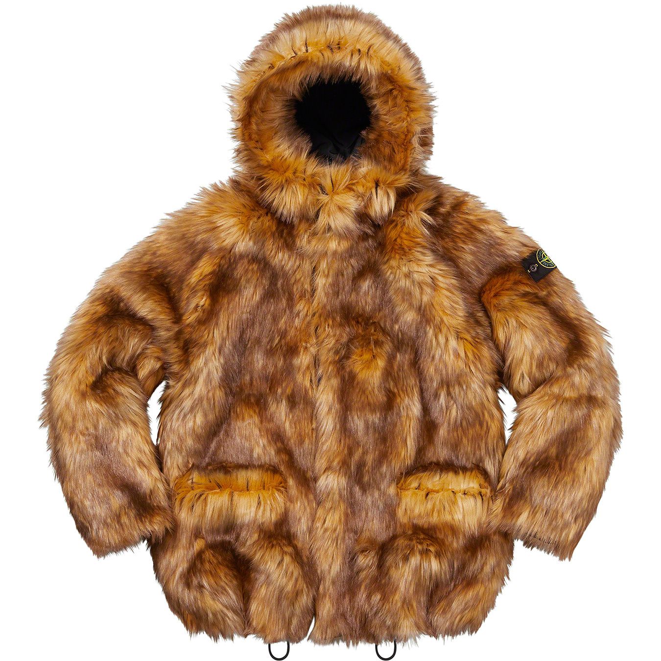 Supreme®/Stone Island® Formula Steel Reversible Faux Fur Parka