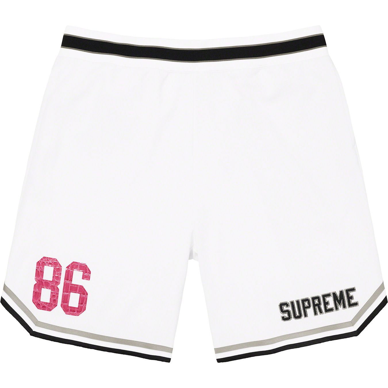 Faux Croc Basketball Short