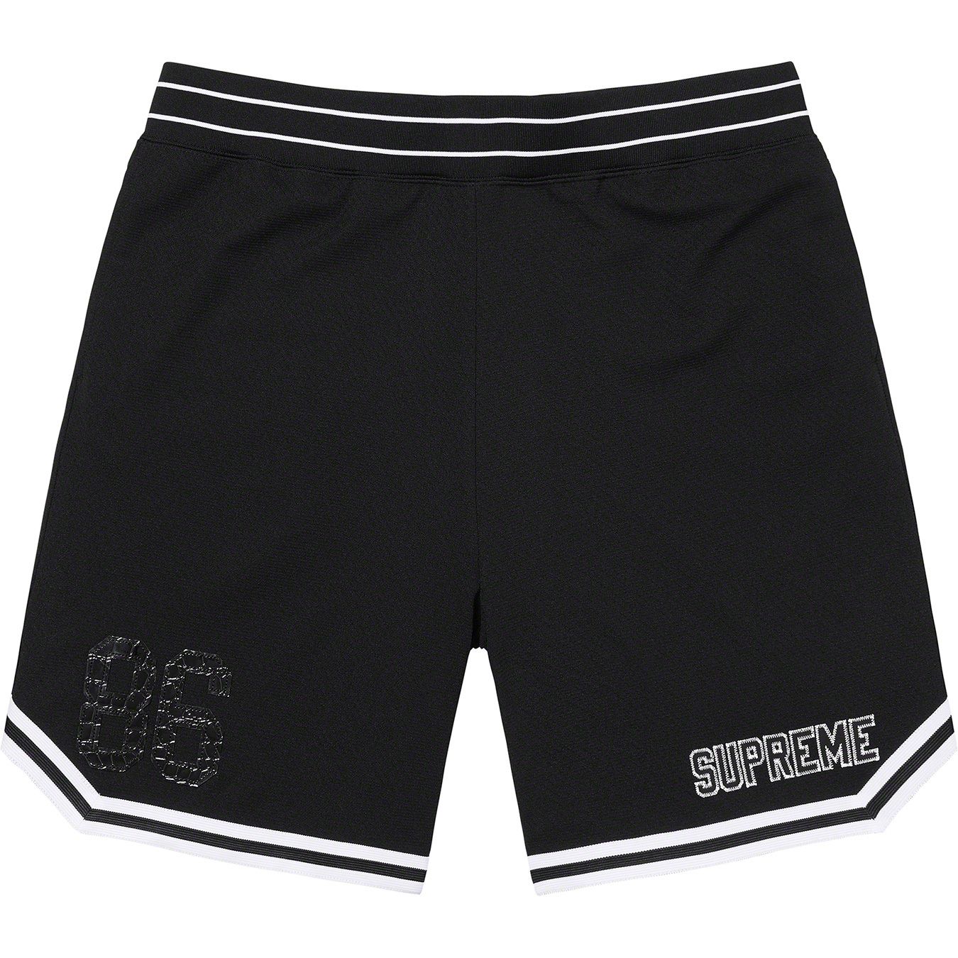 Faux Croc Basketball Short