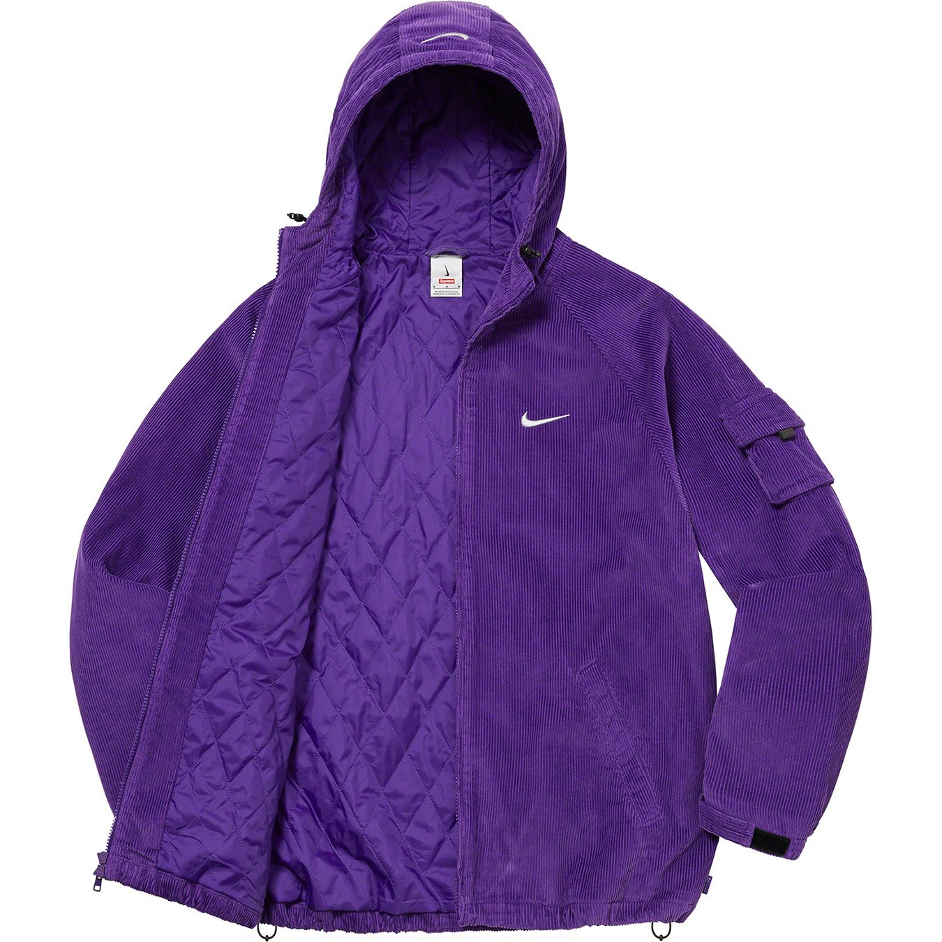 Supreme®/Nike® Arc Corduroy Hooded Jacket