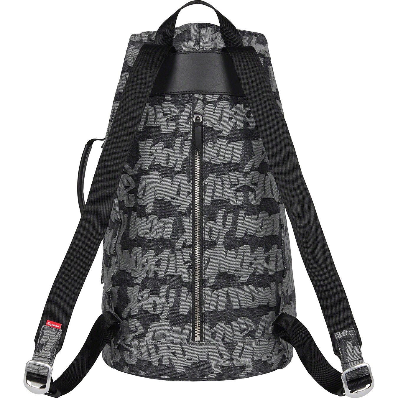 Fat Tip Jacquard Denim Backpack