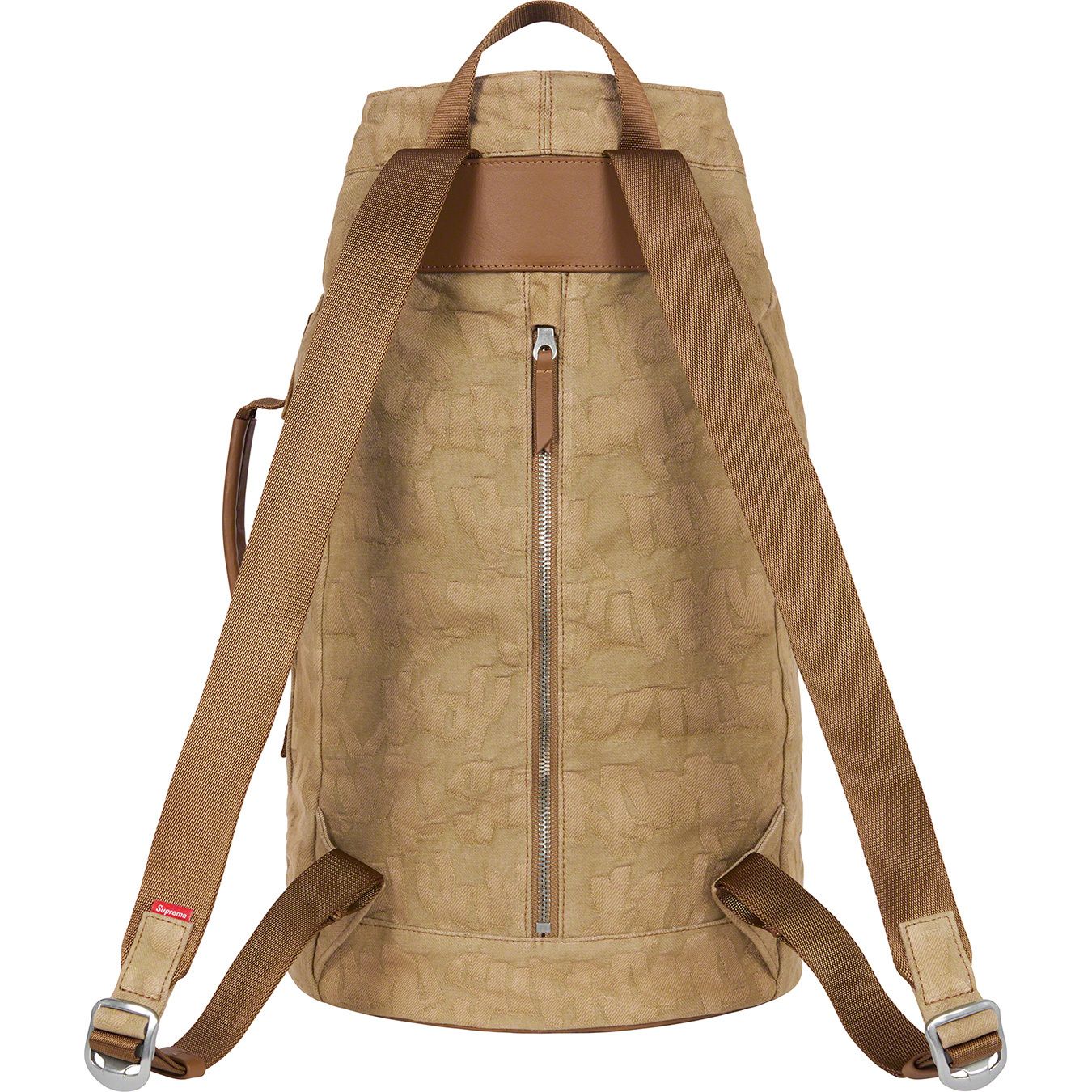 Fat Tip Jacquard Denim Backpack