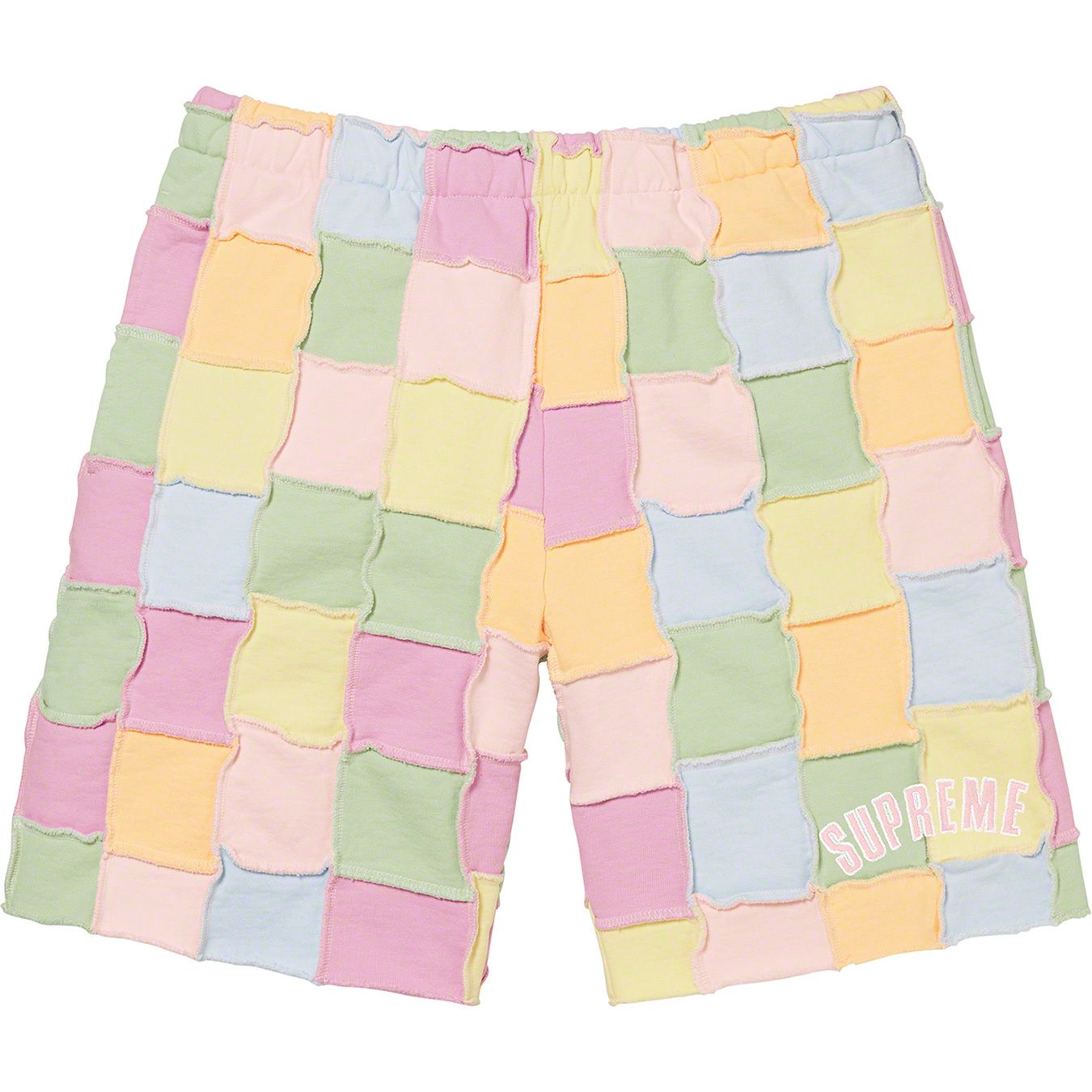 Reverse Patchwork Sweatshort