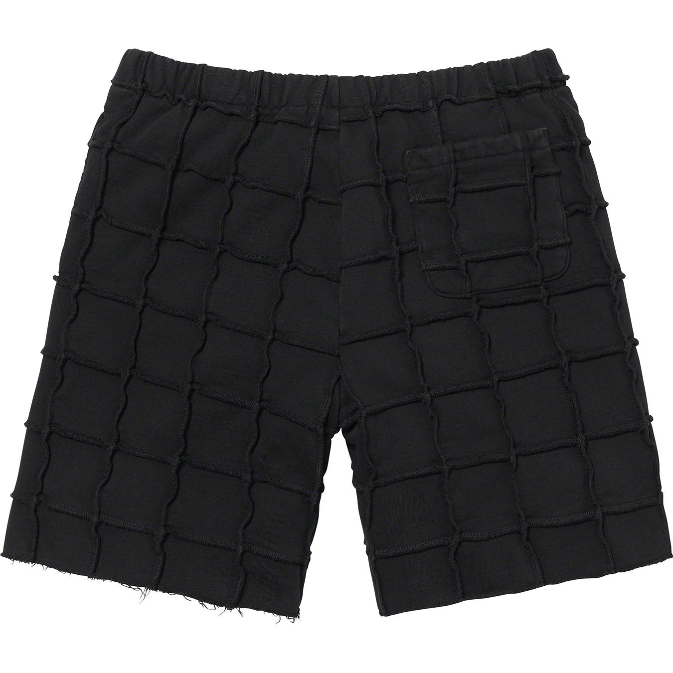Reverse Patchwork Sweatshort