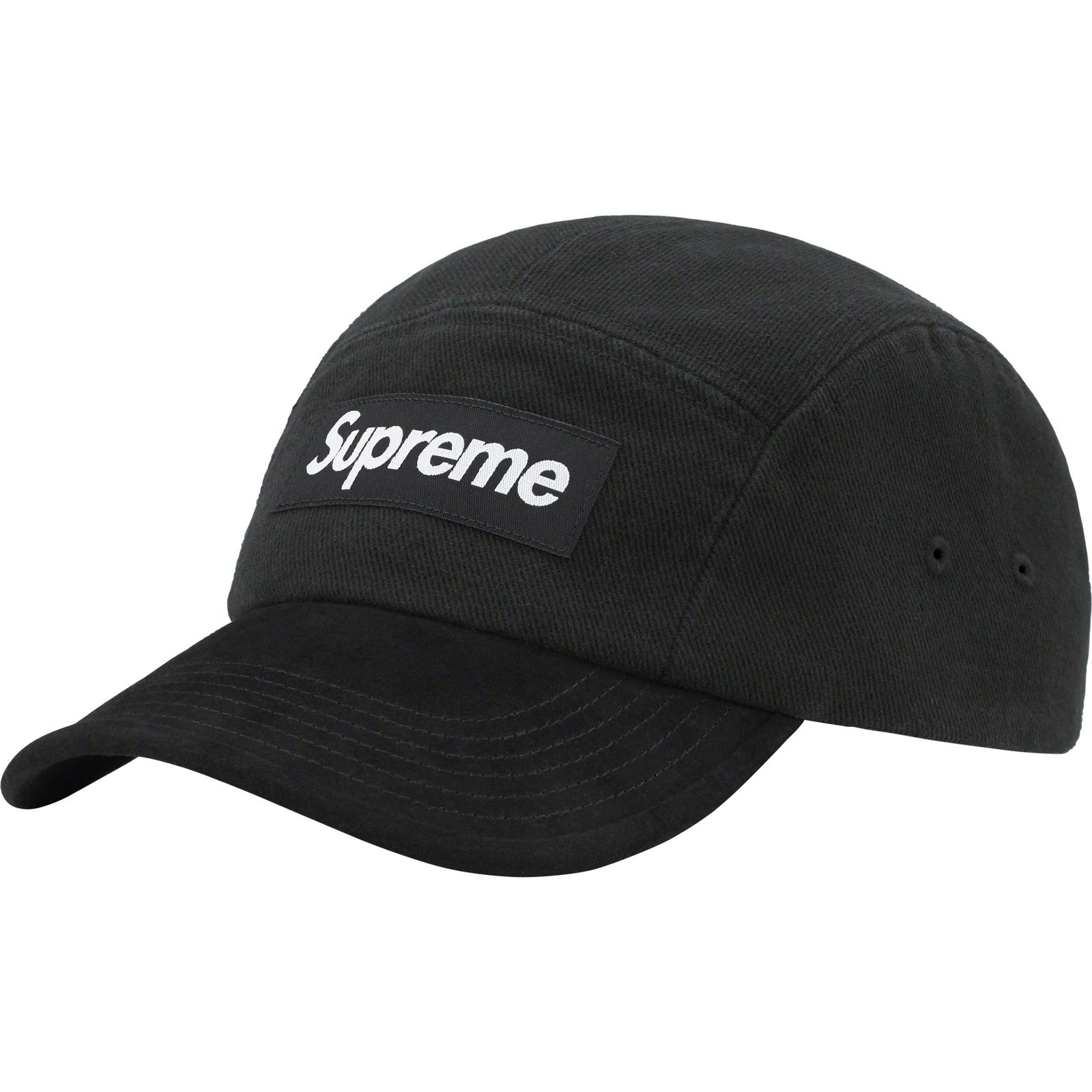 Suede Visor Camp Cap