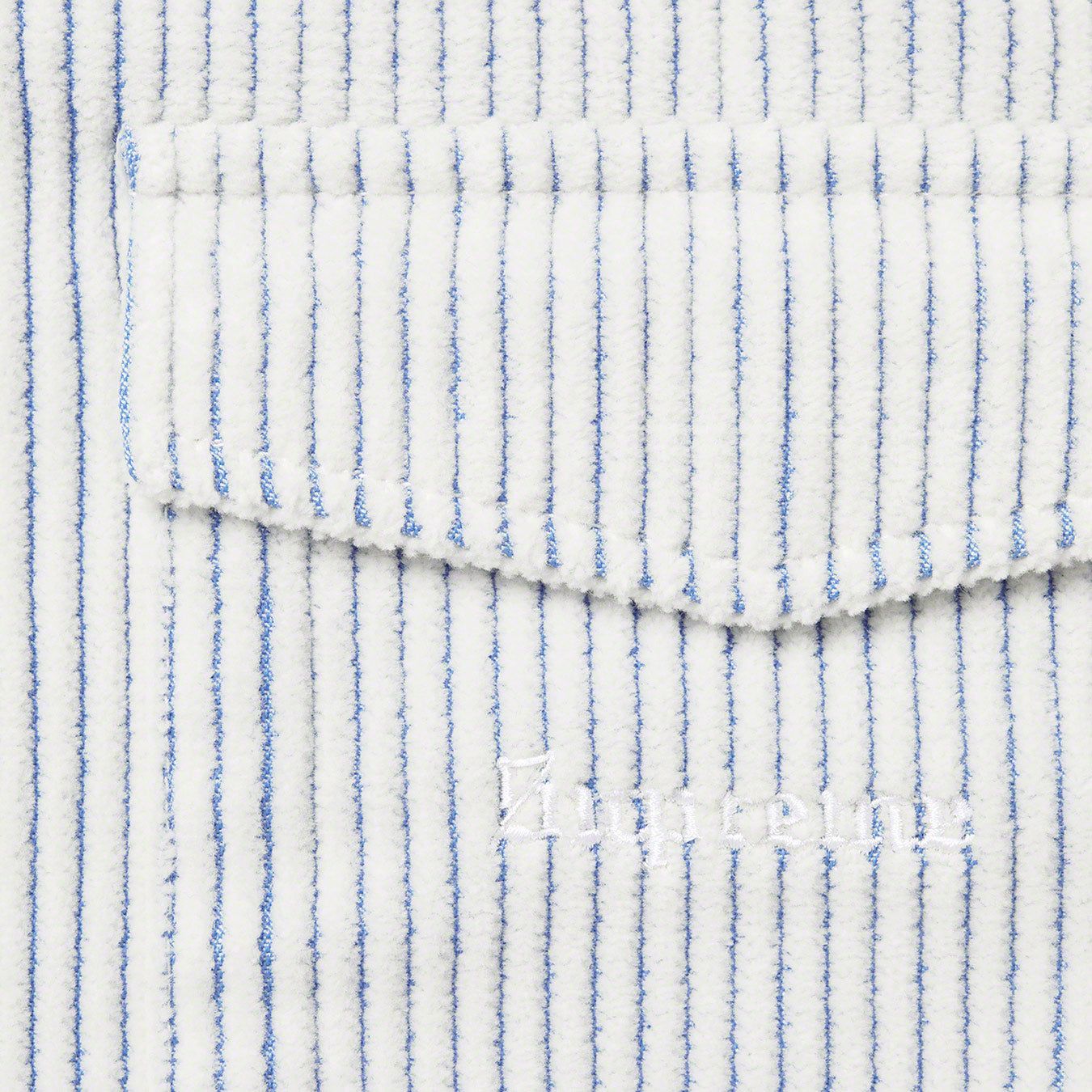 2-Tone Corduroy Zip Up Shirt