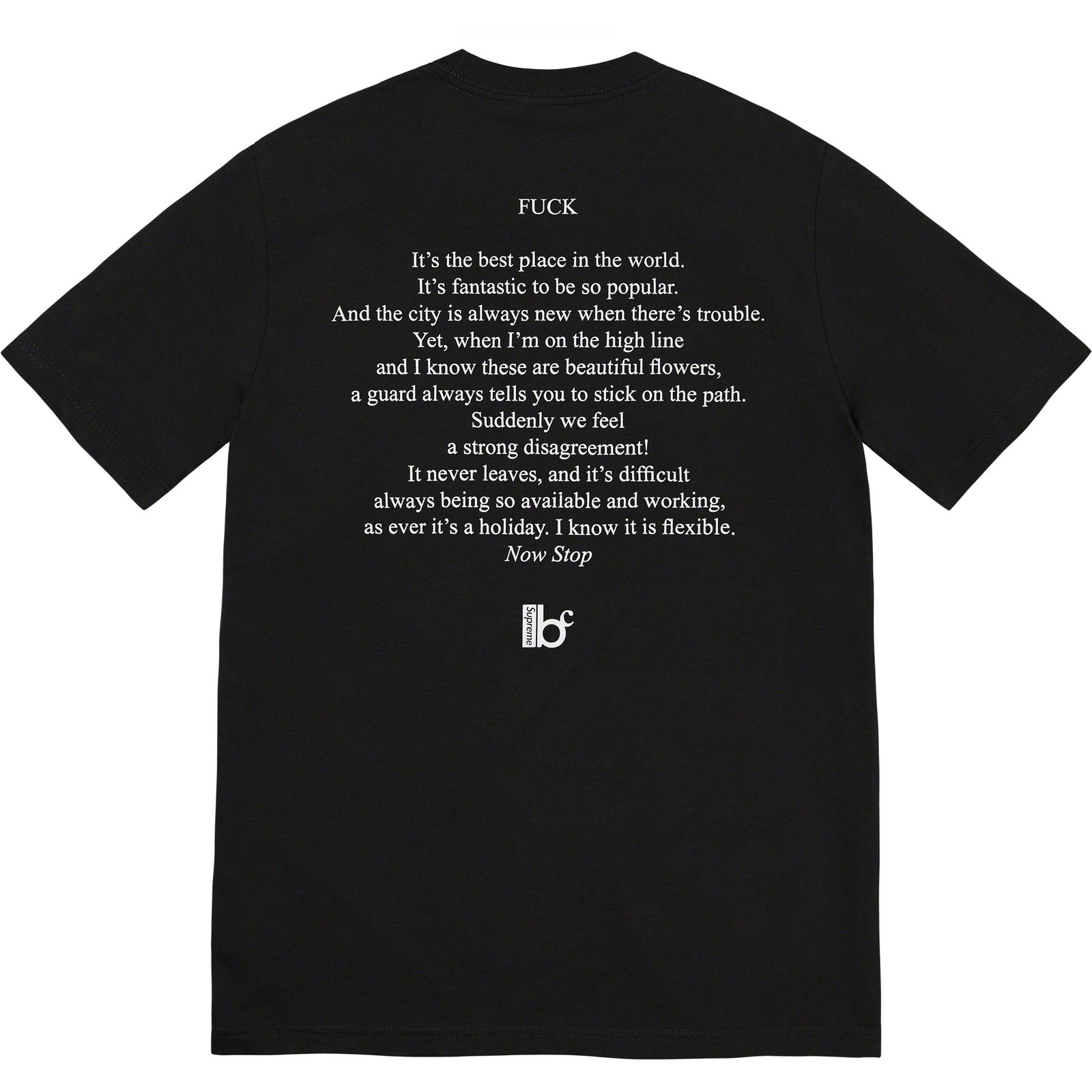 Supreme/Bernadette Corporation Fuck Tee