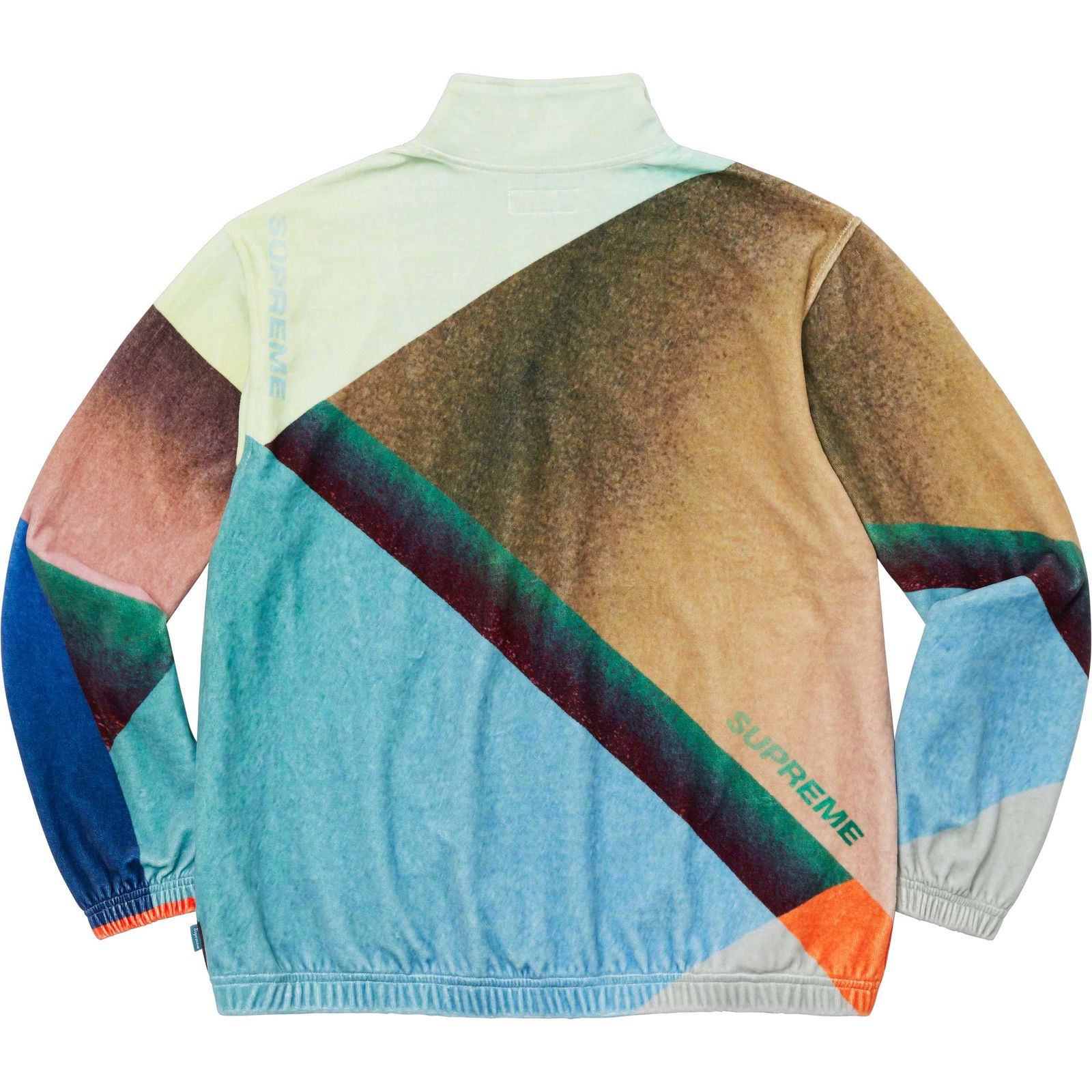Geo Velour Track Jacket