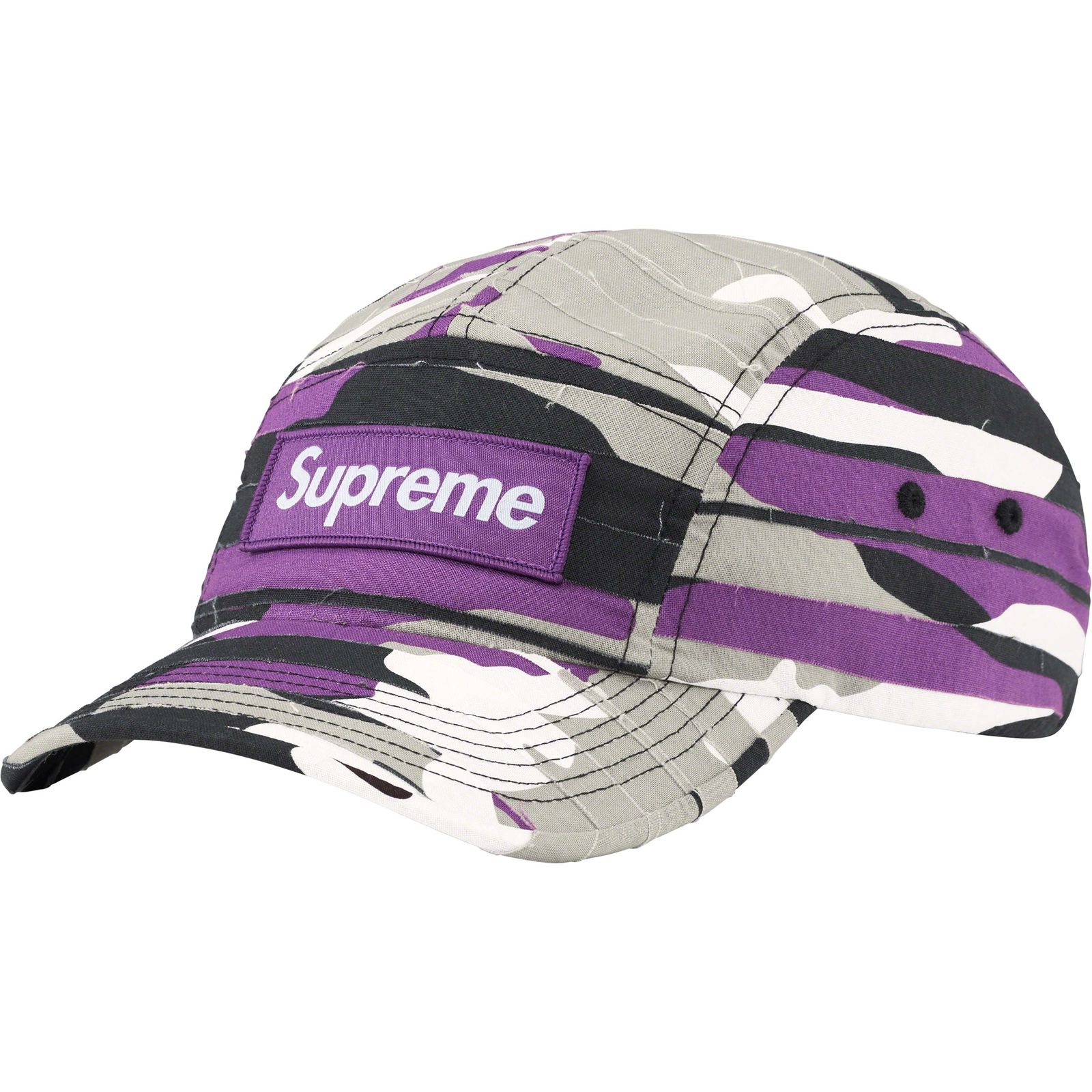 Layered Camo Camp Cap