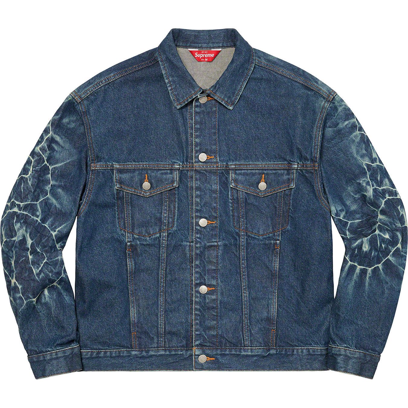 Shibori Denim Trucker Jacket